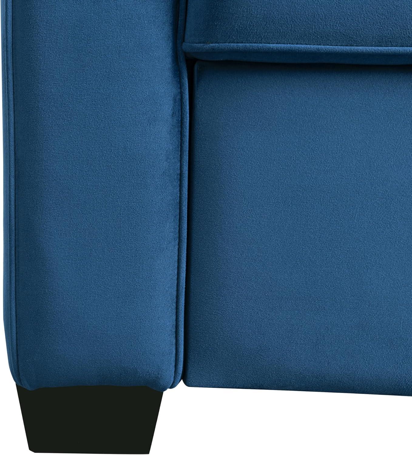 Serta Monroe 72.6" Queen Square Arm Tufted Back Convertible Sleeper Sofa with Cushions
