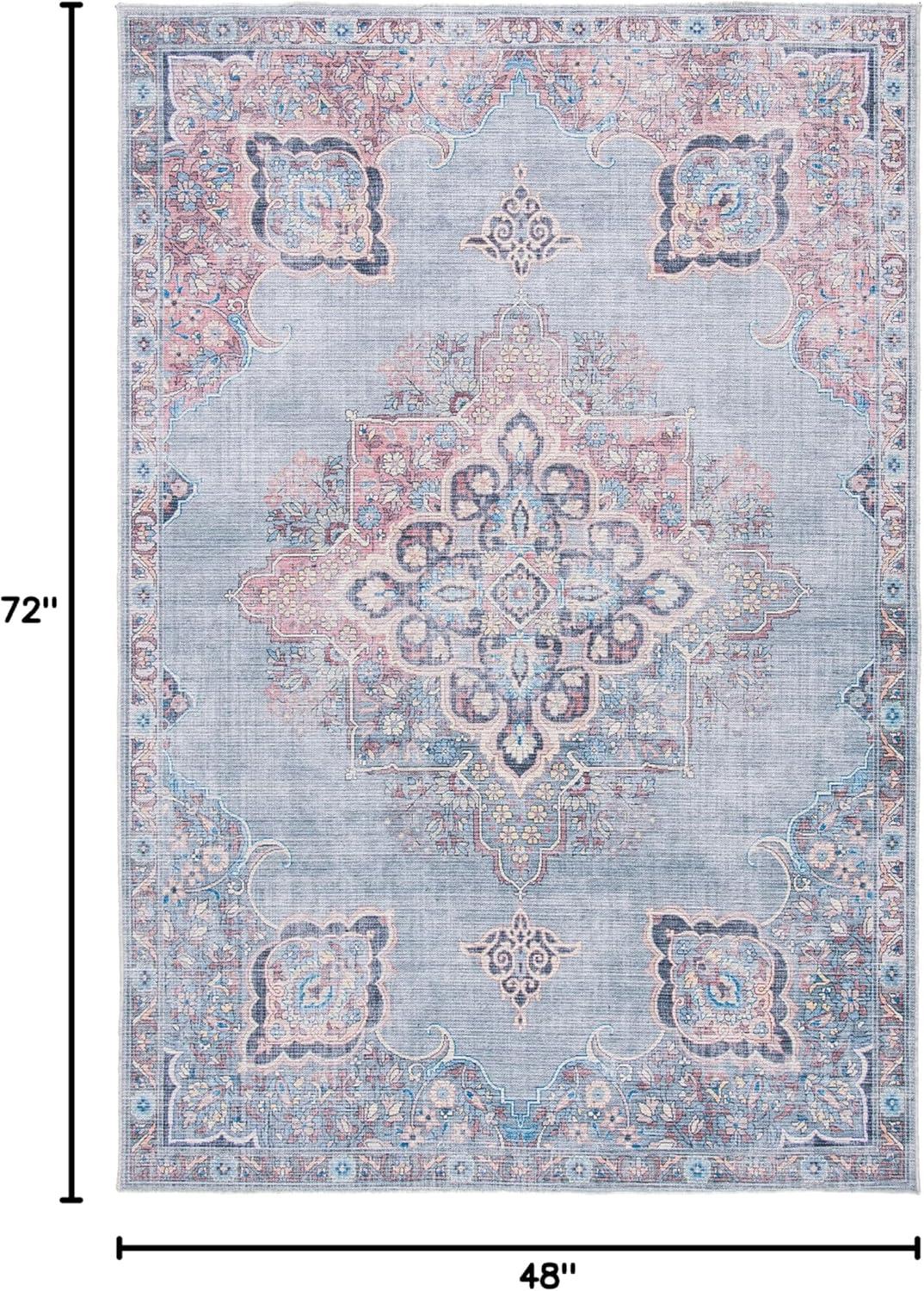 Serapi SEP580 Power Loomed Machine Washable Area Rug  - Safavieh