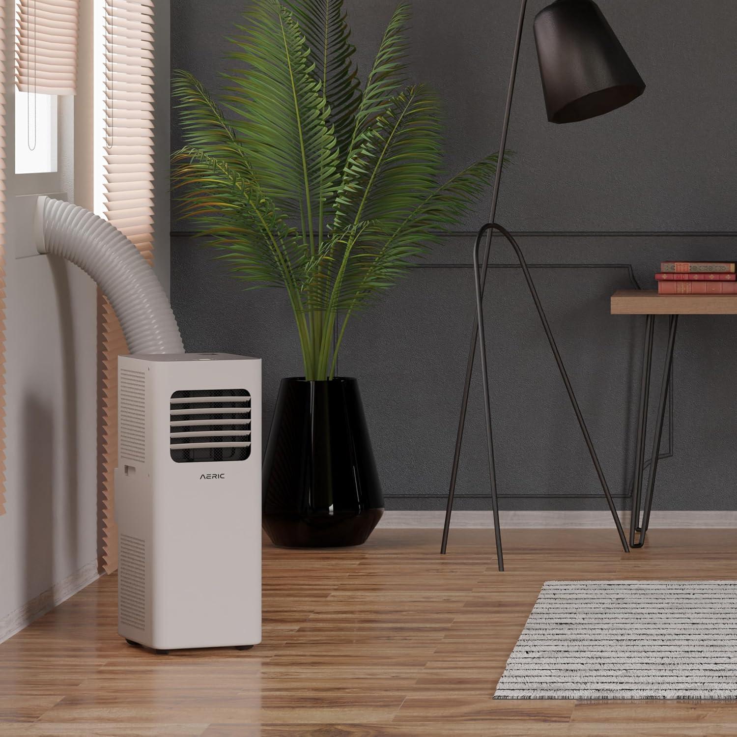 Aeric 5,500 BTU SACC (9,000 BTU ASHRAE) Portable Air Conditioner with Dehumidifier,400 Sq. Ft.