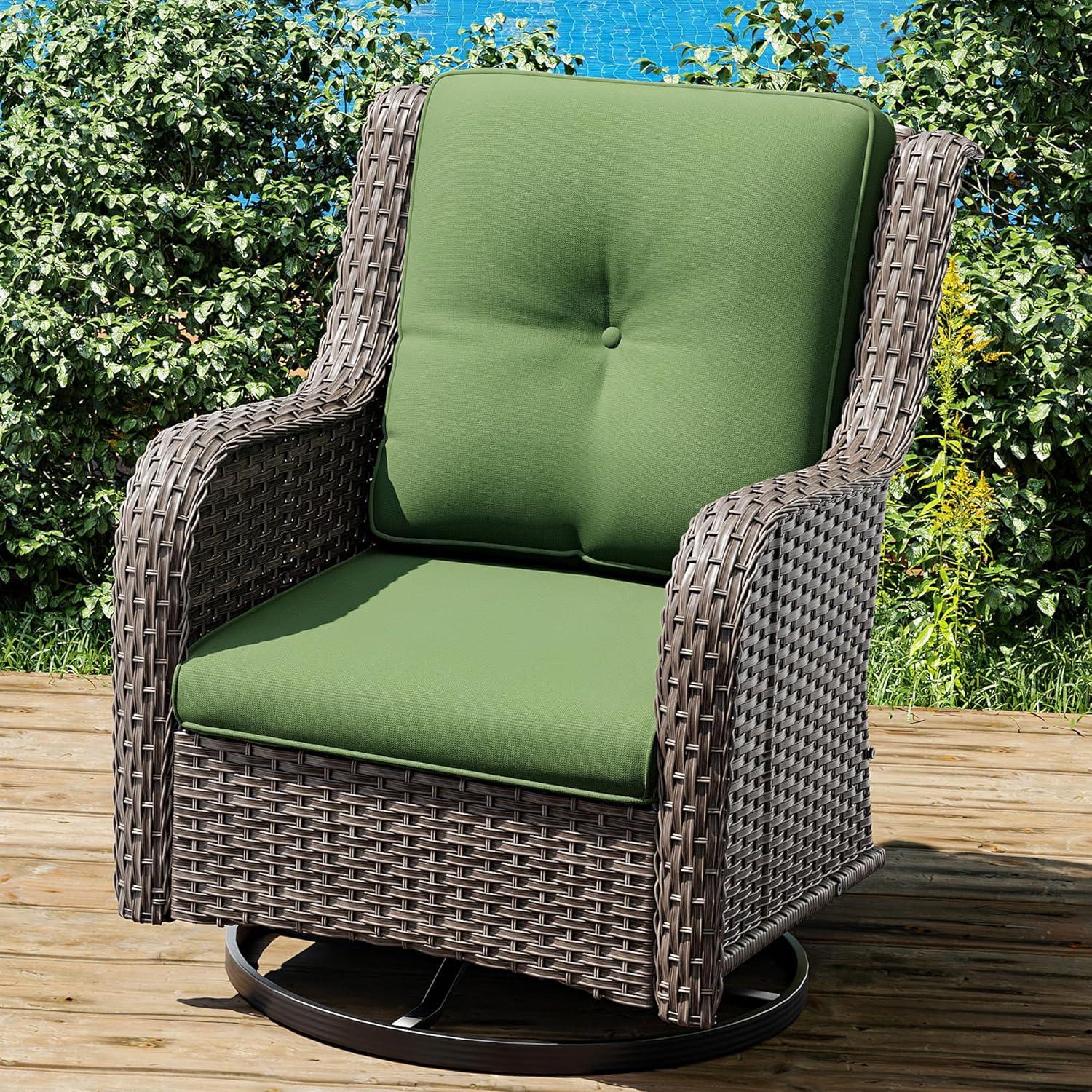 COZYWOR Outdoor Dining Armchair with Cushion