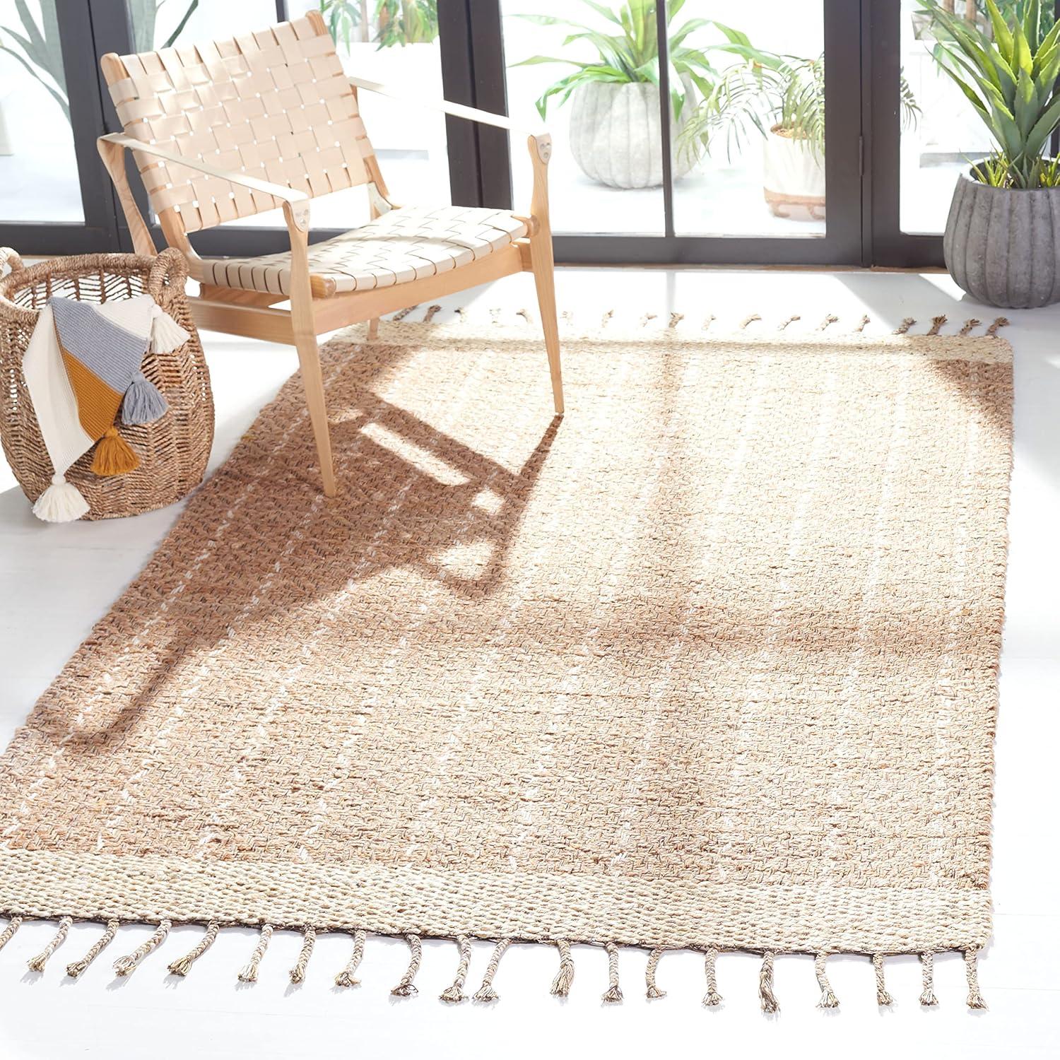 Union Rustic Abbie-Violet Hand Woven 0.8 Jute 0.2 Cotton Rug | Wayfair