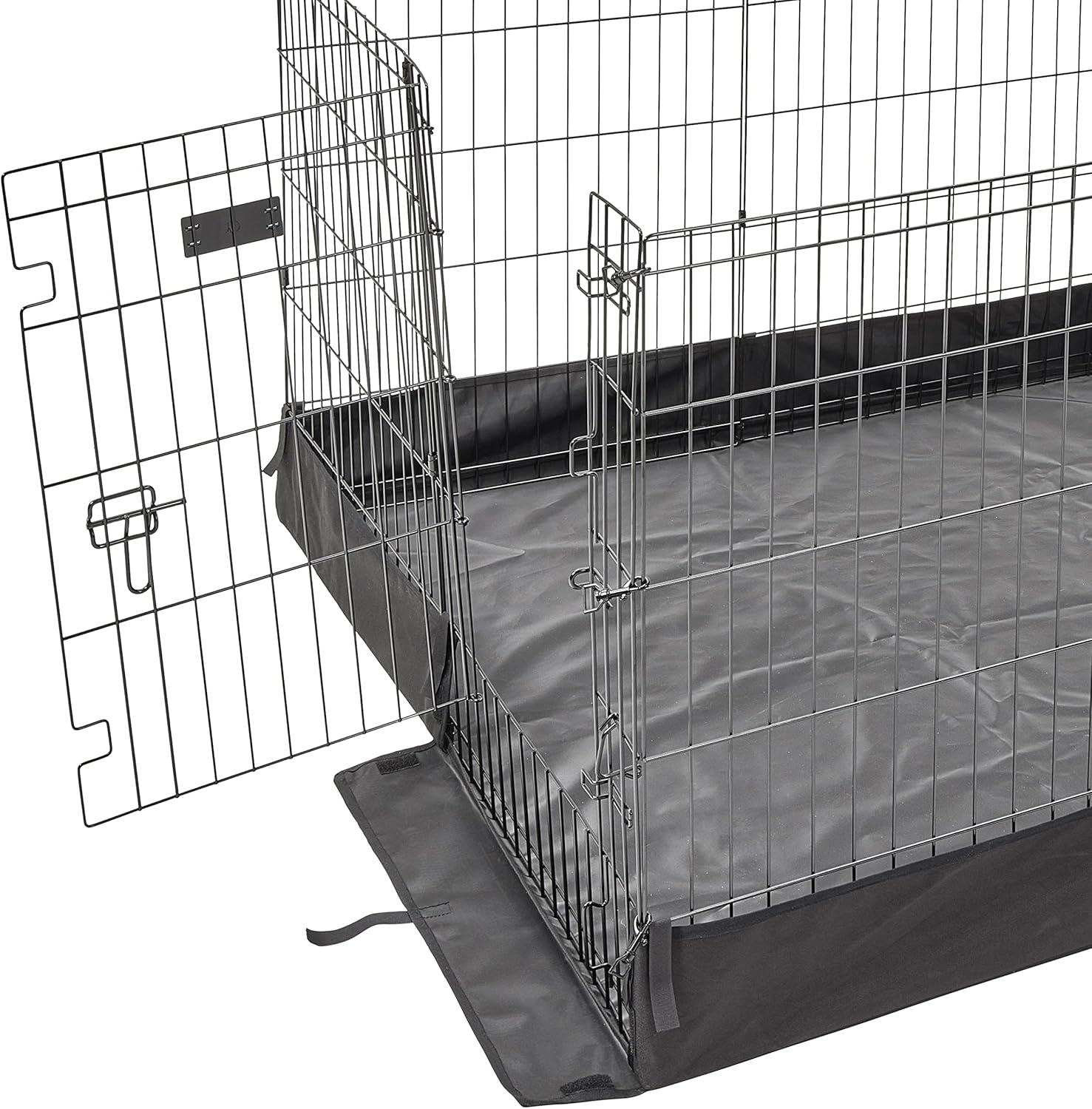 Square Exercise Pen Solid Fabric Bottom