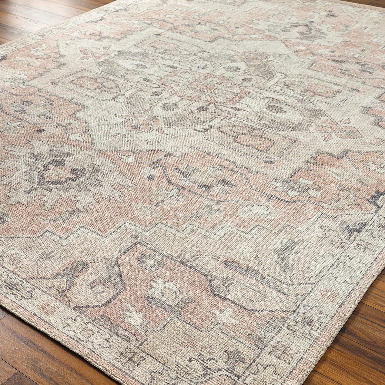 Becki Owens x Livabliss Elle Oriental Rose Smoke Area Rug