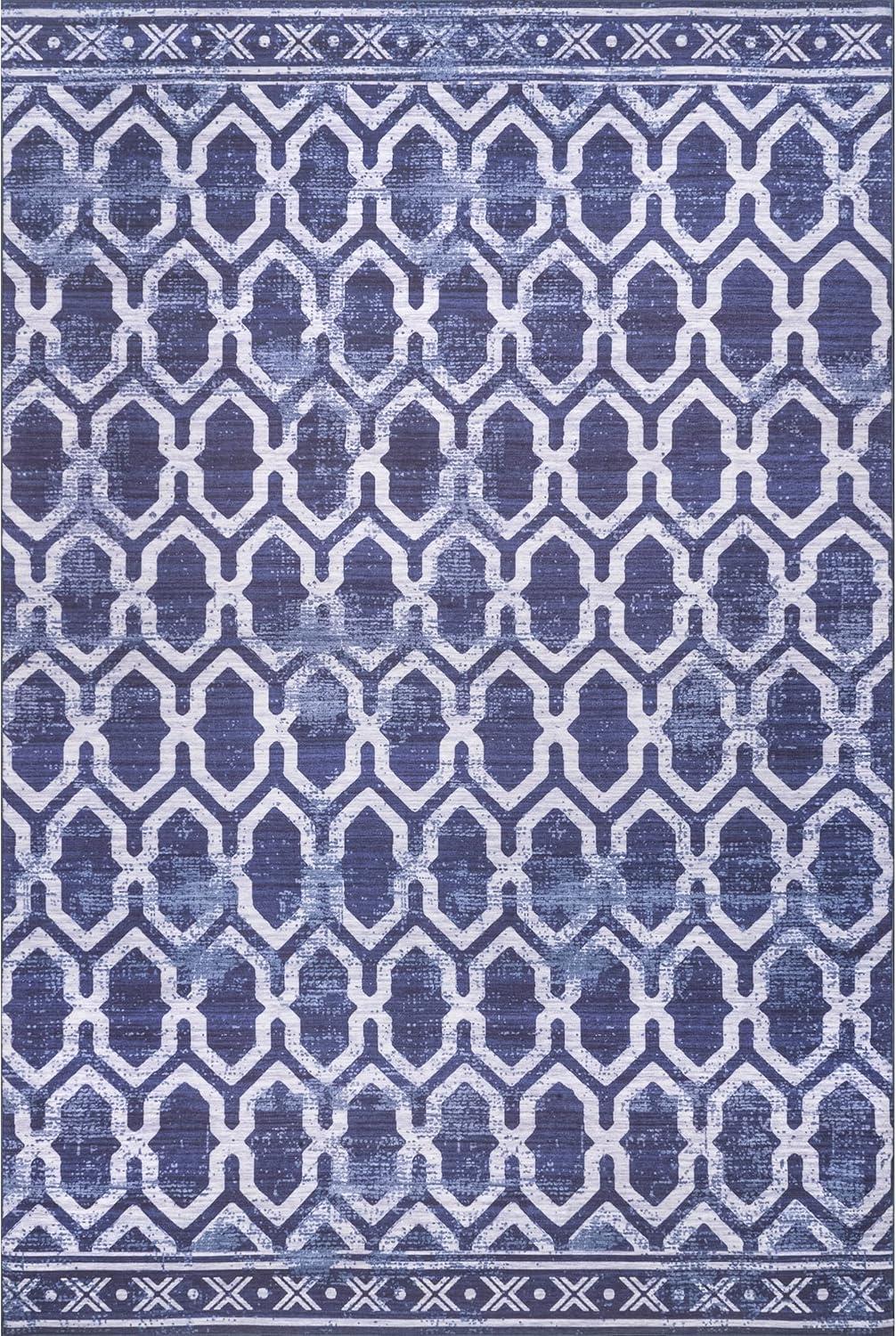 nuLOOM Fae Geometric Machine Washable Indoor/Outdoor Area Rug