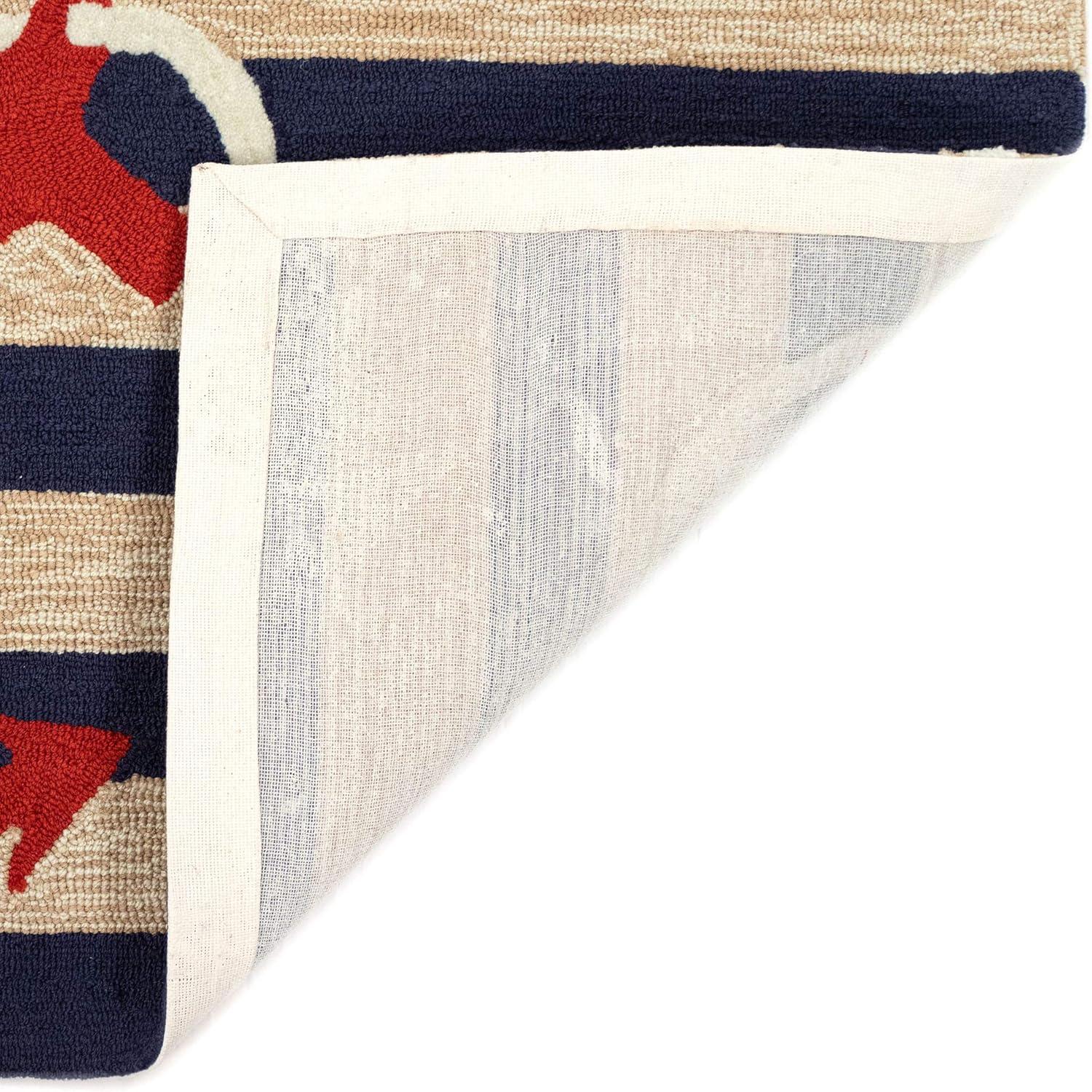 Anchor Hand Tufted Indoor Outdoor Rug