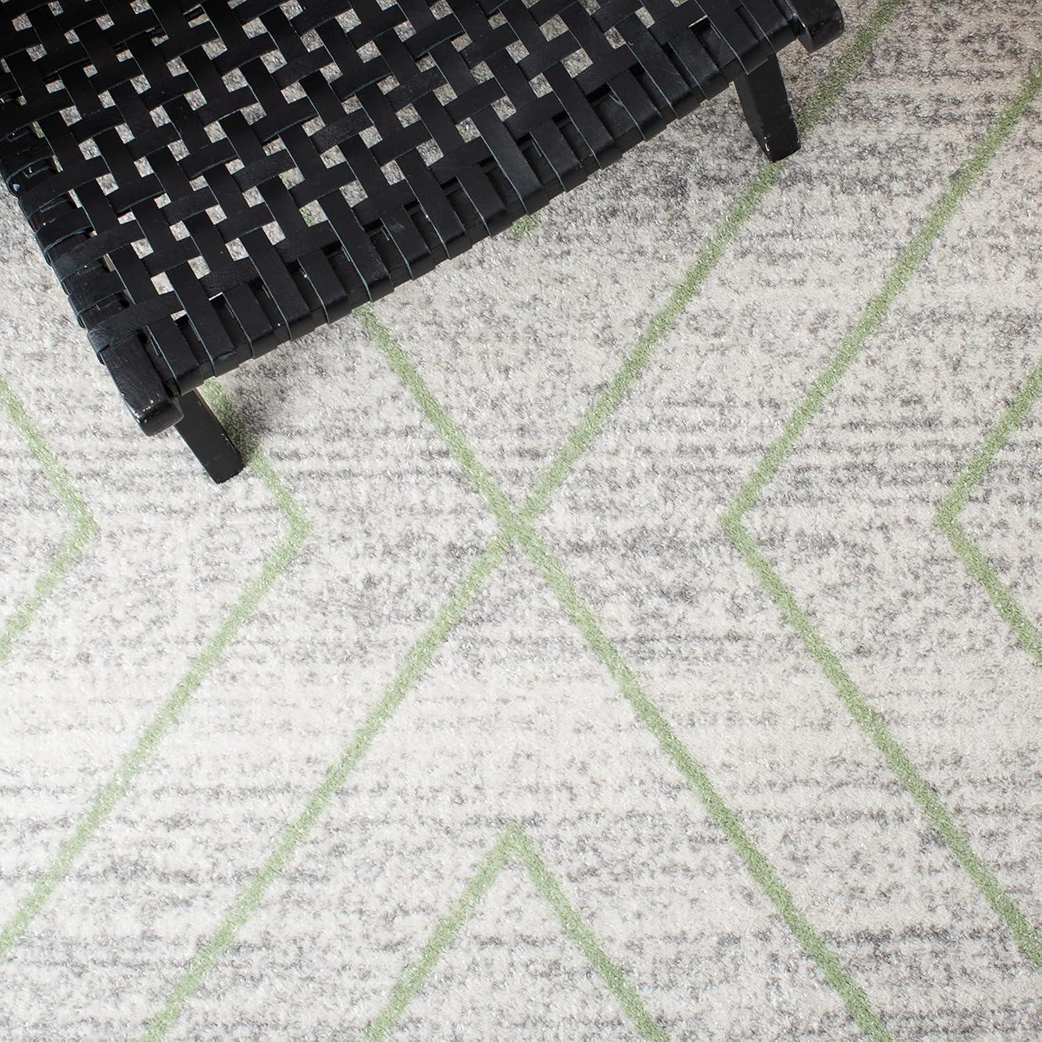 Adirondack ADR251 Machine Made Indoor Area Rug - Grey/Green - 9'x12' - Safavieh