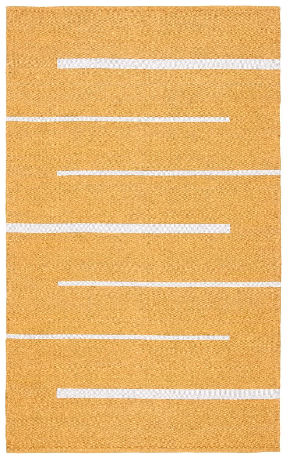 Montauk MTK311 Hand Woven Indoor Area Rug - Gold/Ivory - 6'x9' - Safavieh
