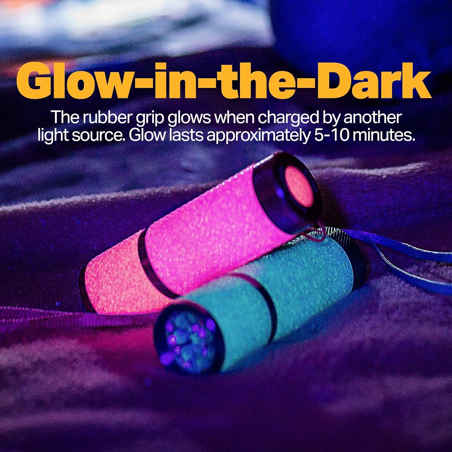 LuxPro Gels LED 40 Lumens Flashlight, 3 Pack Pink, Purple, Blue, LP395-PUB-A