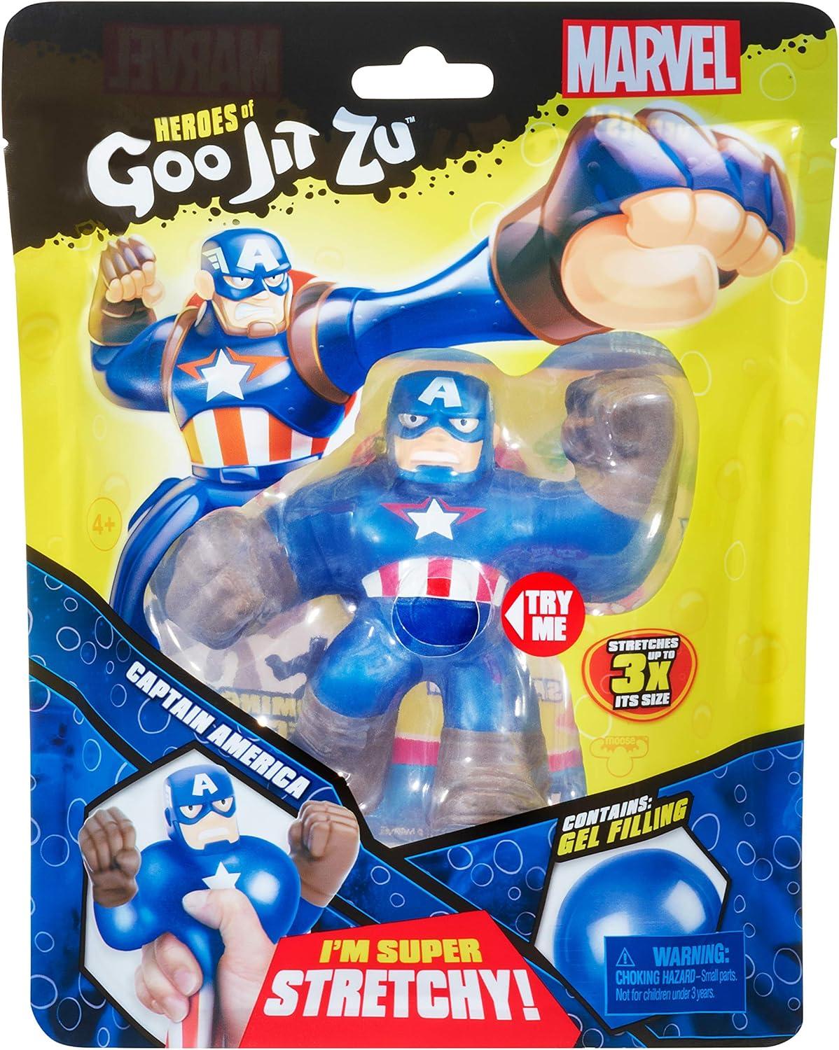 Heroes of Goo Jit Zu Licensed Marvel Hero Pack - Captain America