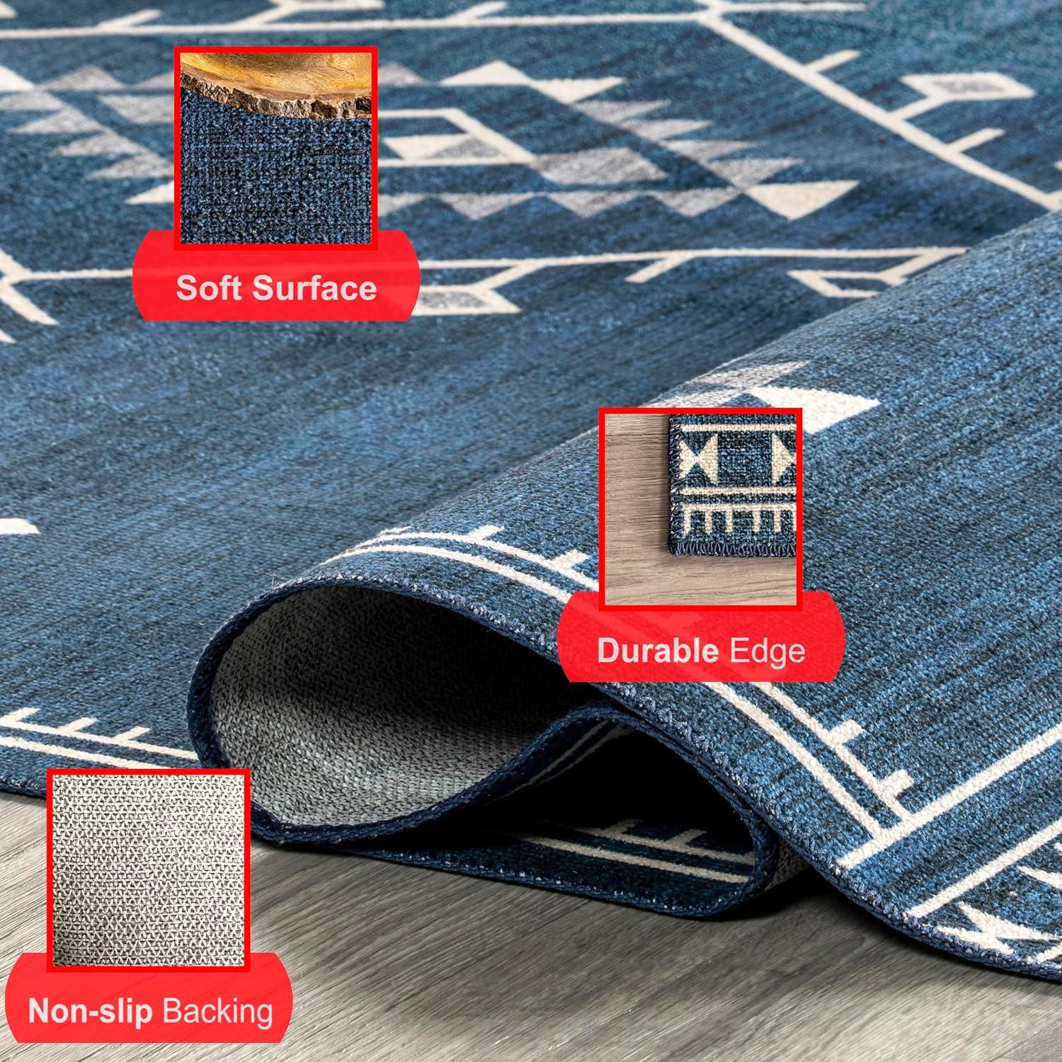 Nuloom Evalyn Southwestern Machine Washable Indoor Area Rug