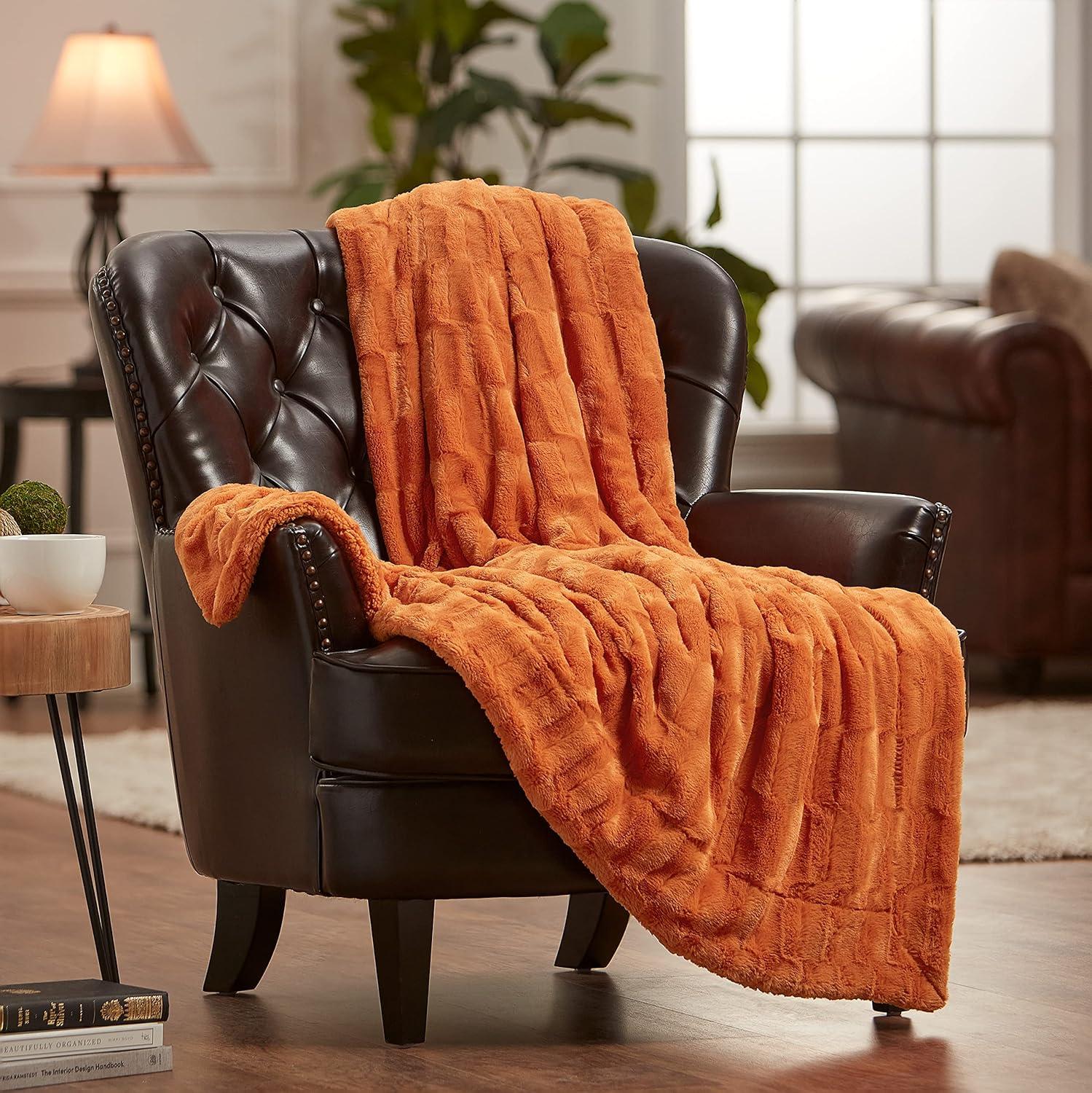 Chanasya Faux Fur Throw