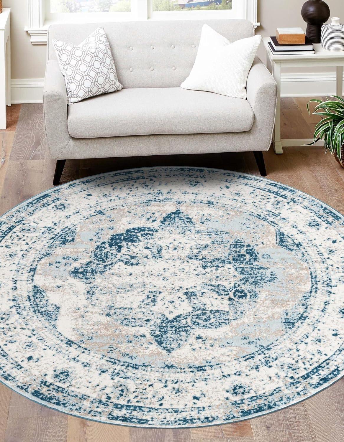 Brandt Oriental Blue Area Rug