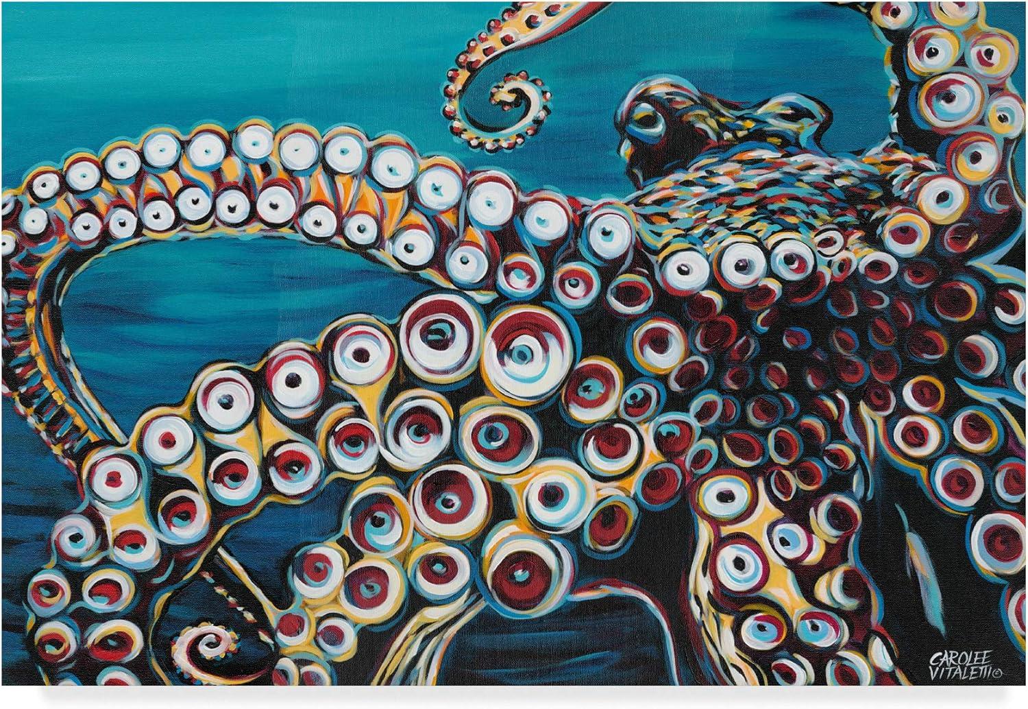 Carolee Vitaletti Wild Octopus I Outdoor Canvas Art