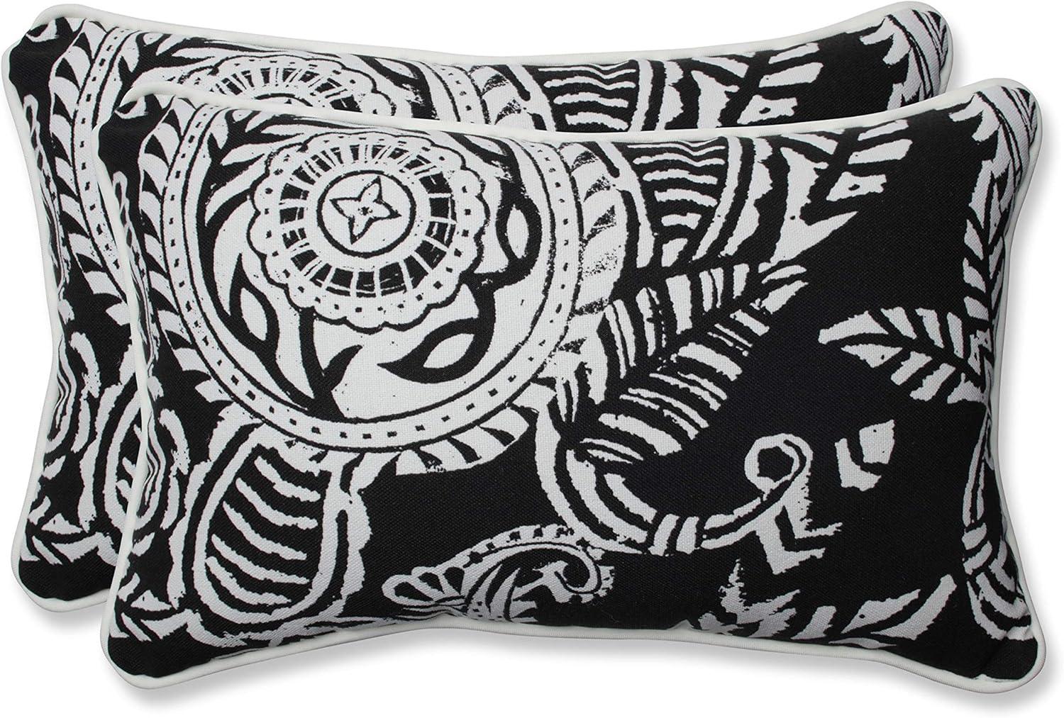 Addie Paisley Indoor/Outdoor Reversible Throw Pillow
