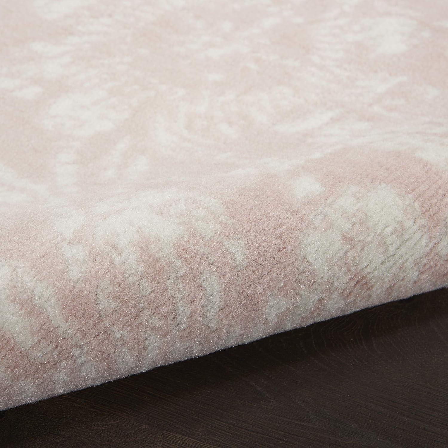 Nourison Whimsicle WHS05 Indoor only Area Rug - Pink 5' x round
