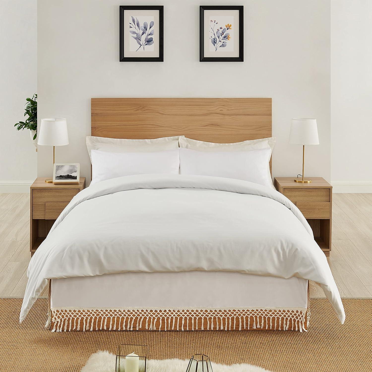 Sweet Jojo Designs Boho Fringe Macrame 14" Bed Skirt by Sweet Jojo Designs