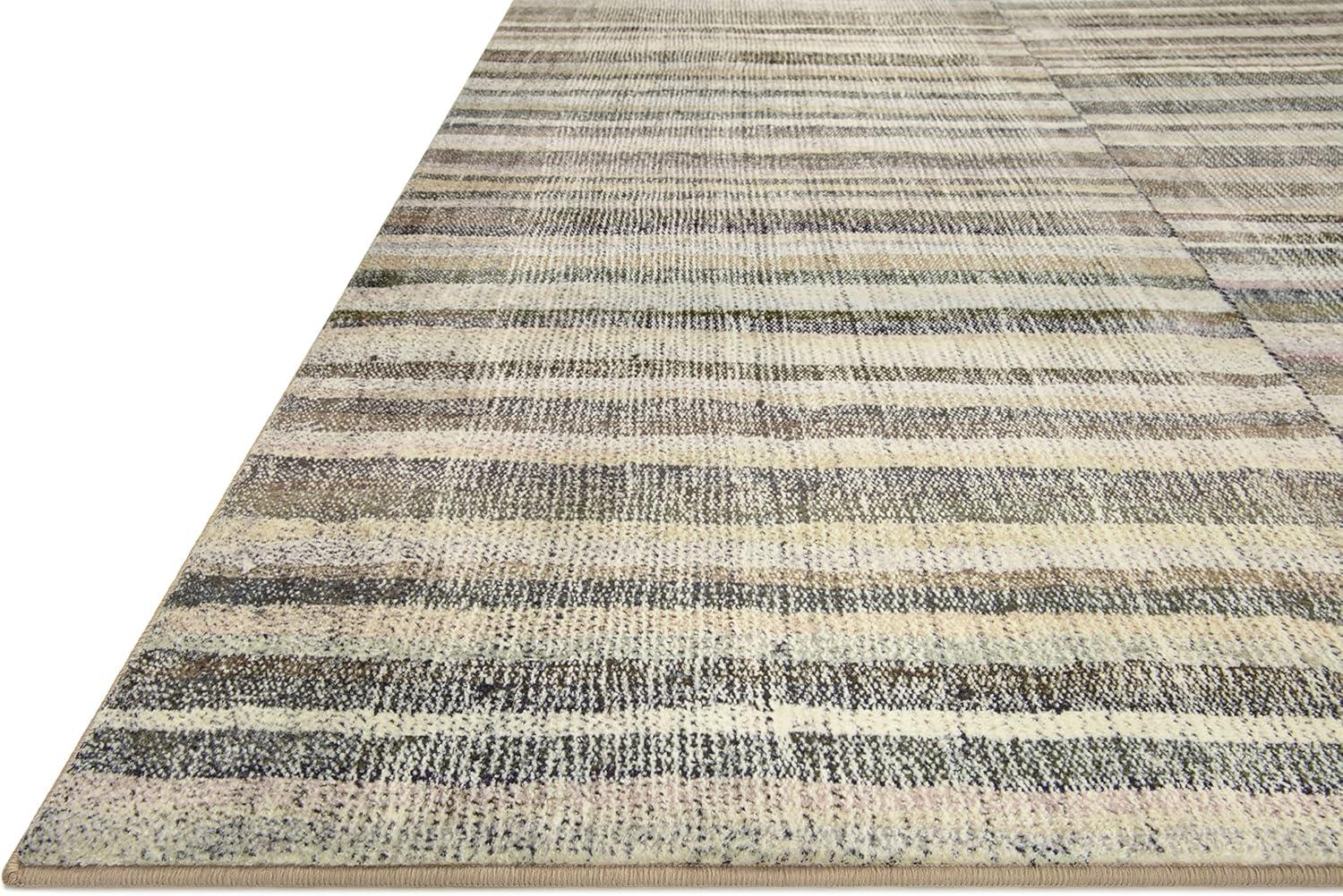 Humphrey Rug by Chris Loves Julia x Loloi - Natural and Moss / 7'3" x 9'3"