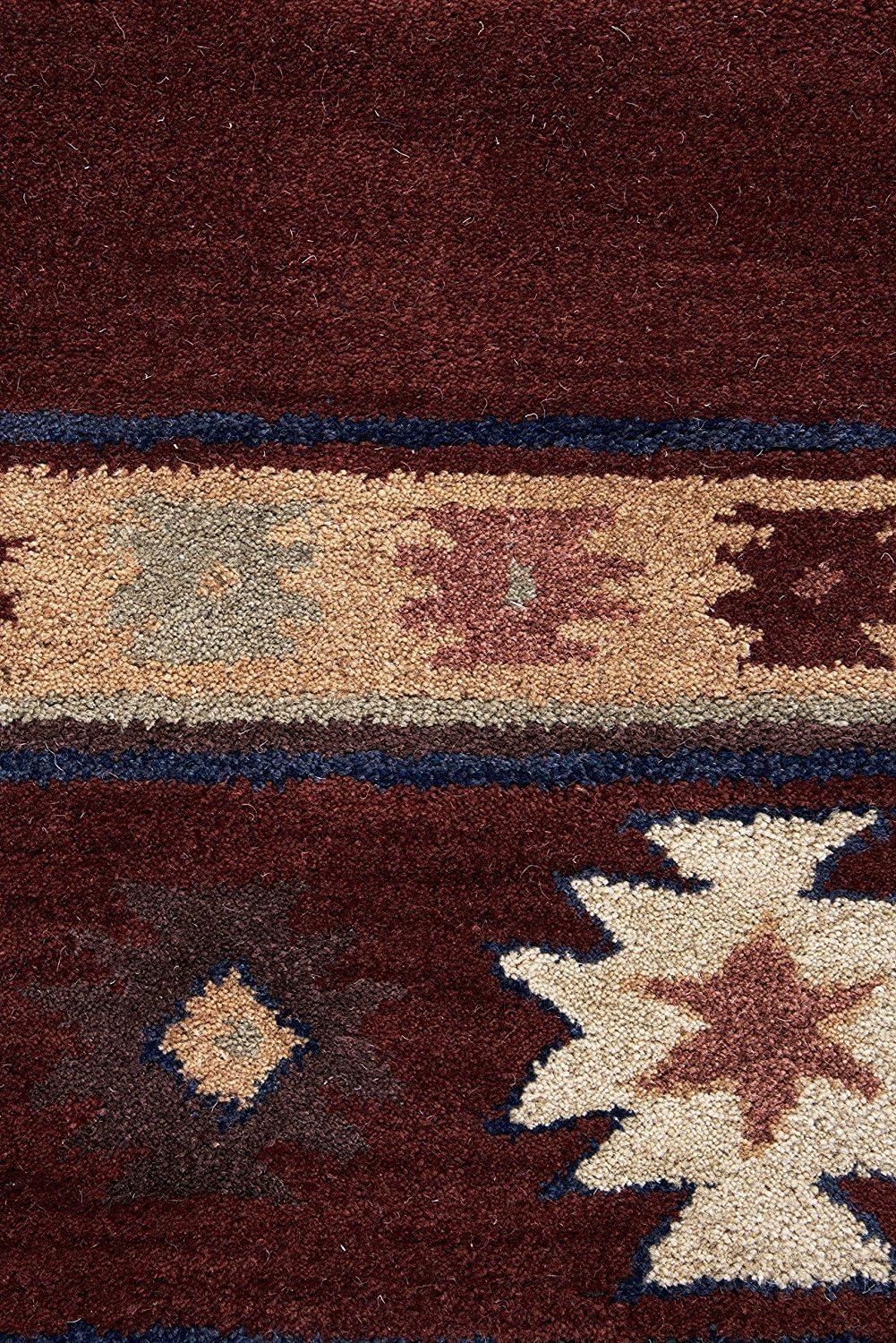 Rizzy Rugs Southwest Area Rug SU2009 Burgundy Arrows Shapes