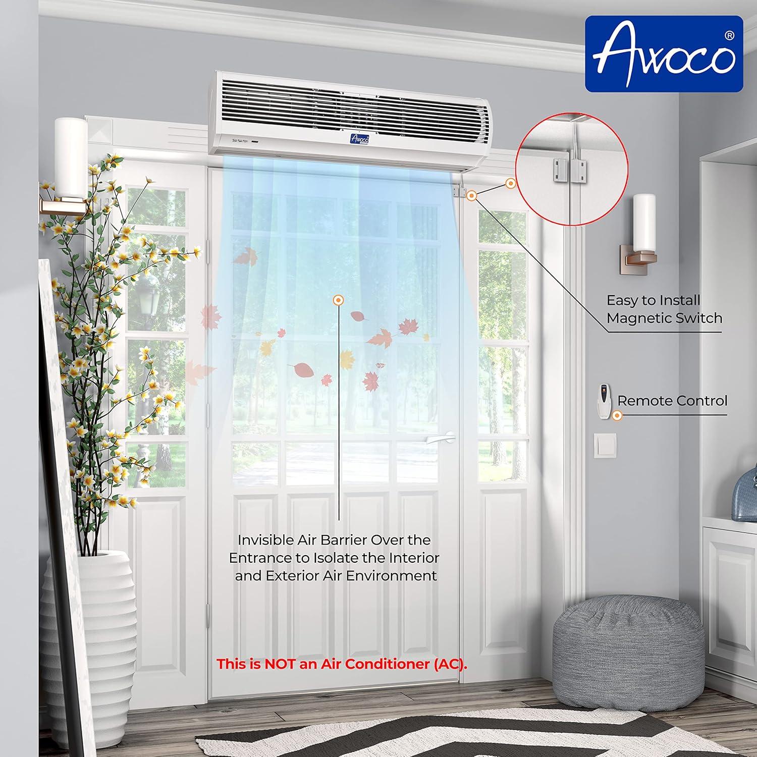 Awoco Awoco 48" Slimline Air Curtain Fan