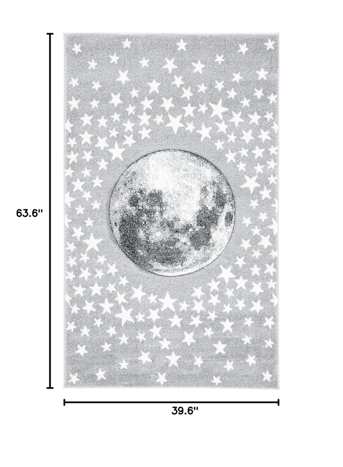 Carousel Kids CRK135 Power Loomed Area Rug - Light Grey/White - 3'3"x5'3" - Safavieh.