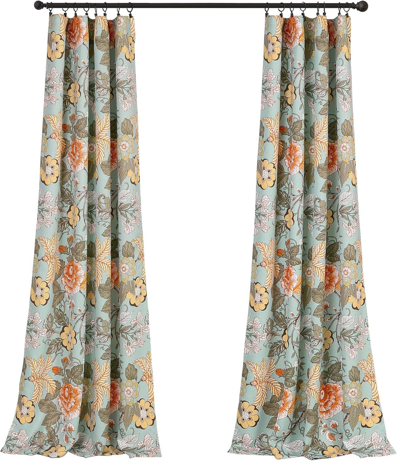 Lush Decor Polyester Room Darkening Curtain Pair (Set of 2)