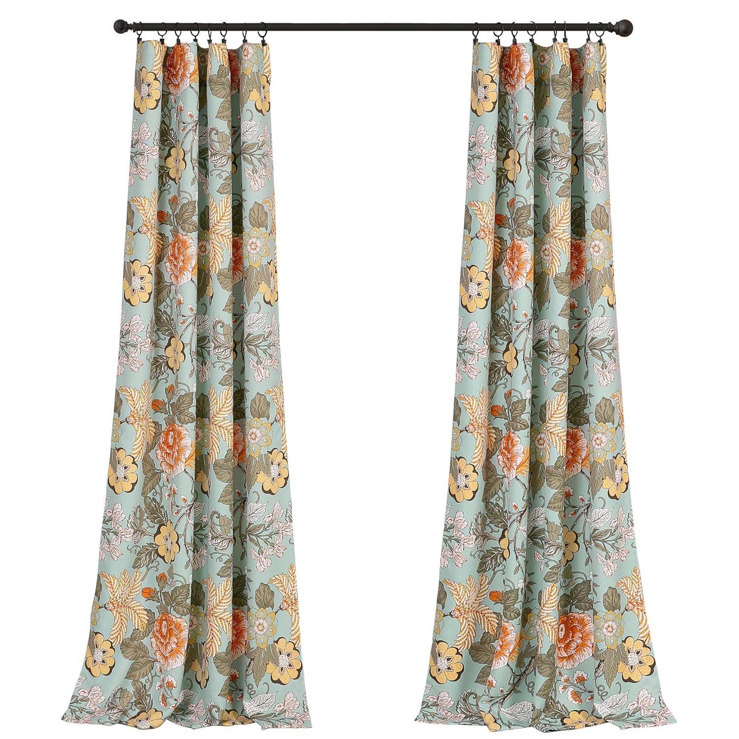 Lush Decor Polyester Room Darkening Curtain Pair (Set of 2)