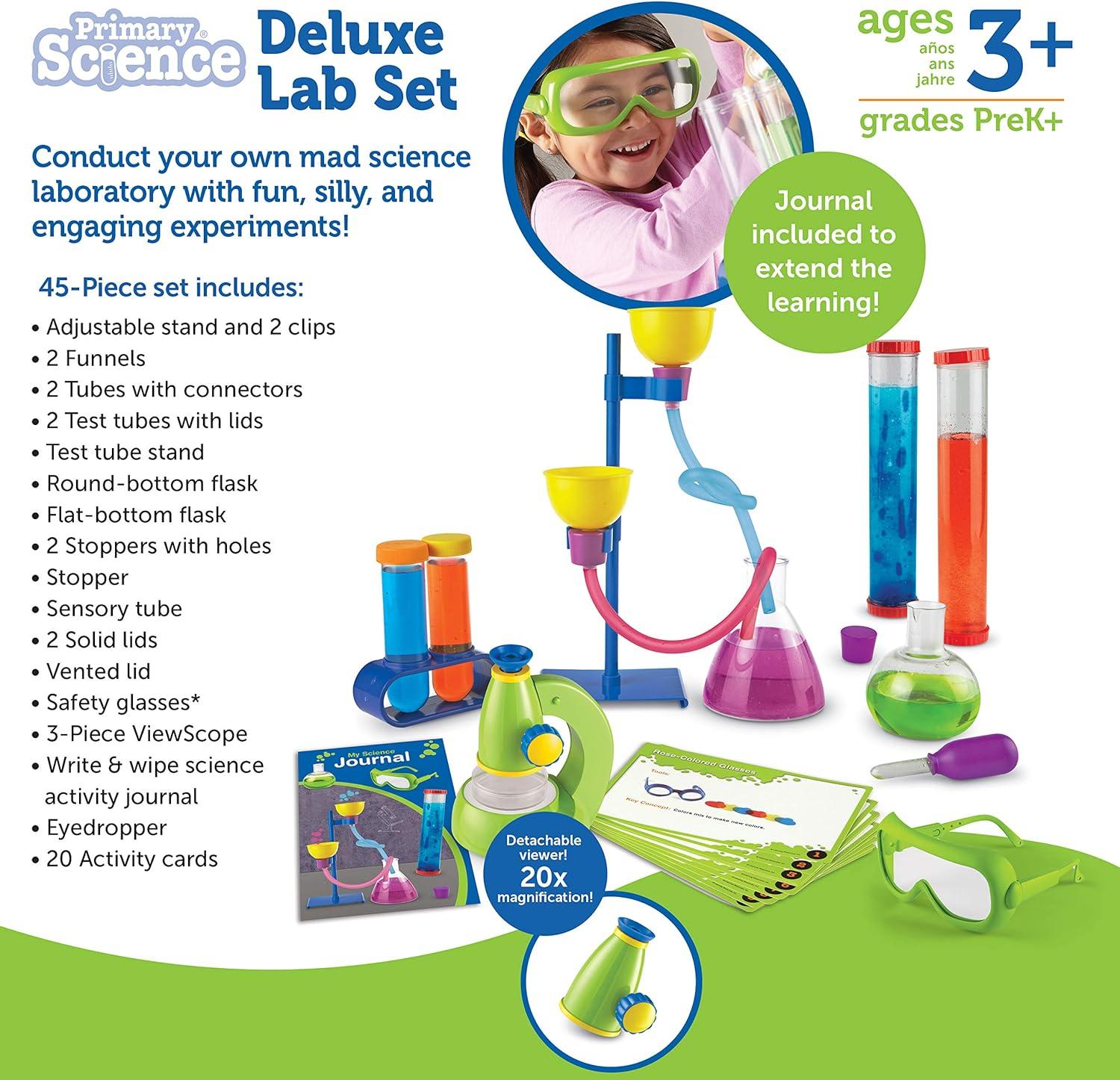 Colorful STEM Deluxe Science Lab Set for Kids