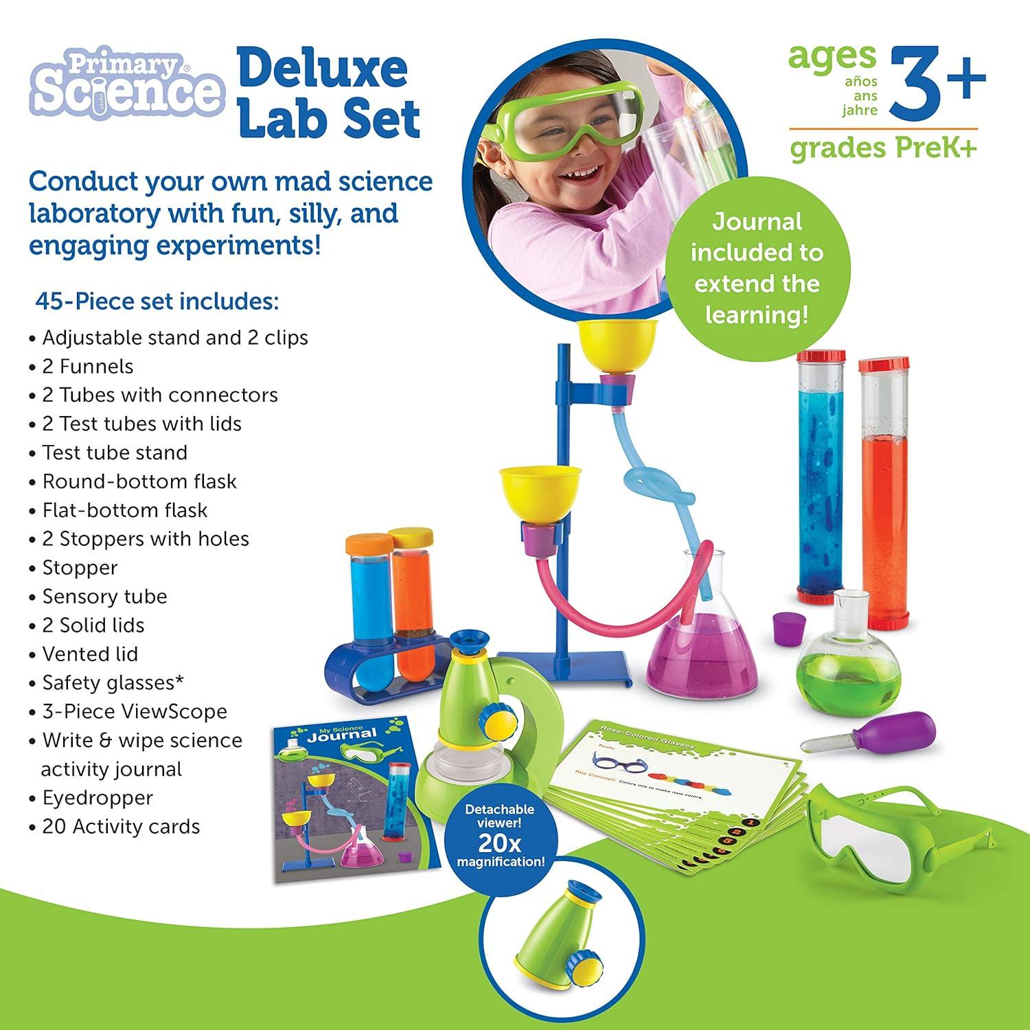 Colorful STEM Deluxe Science Lab Set for Kids