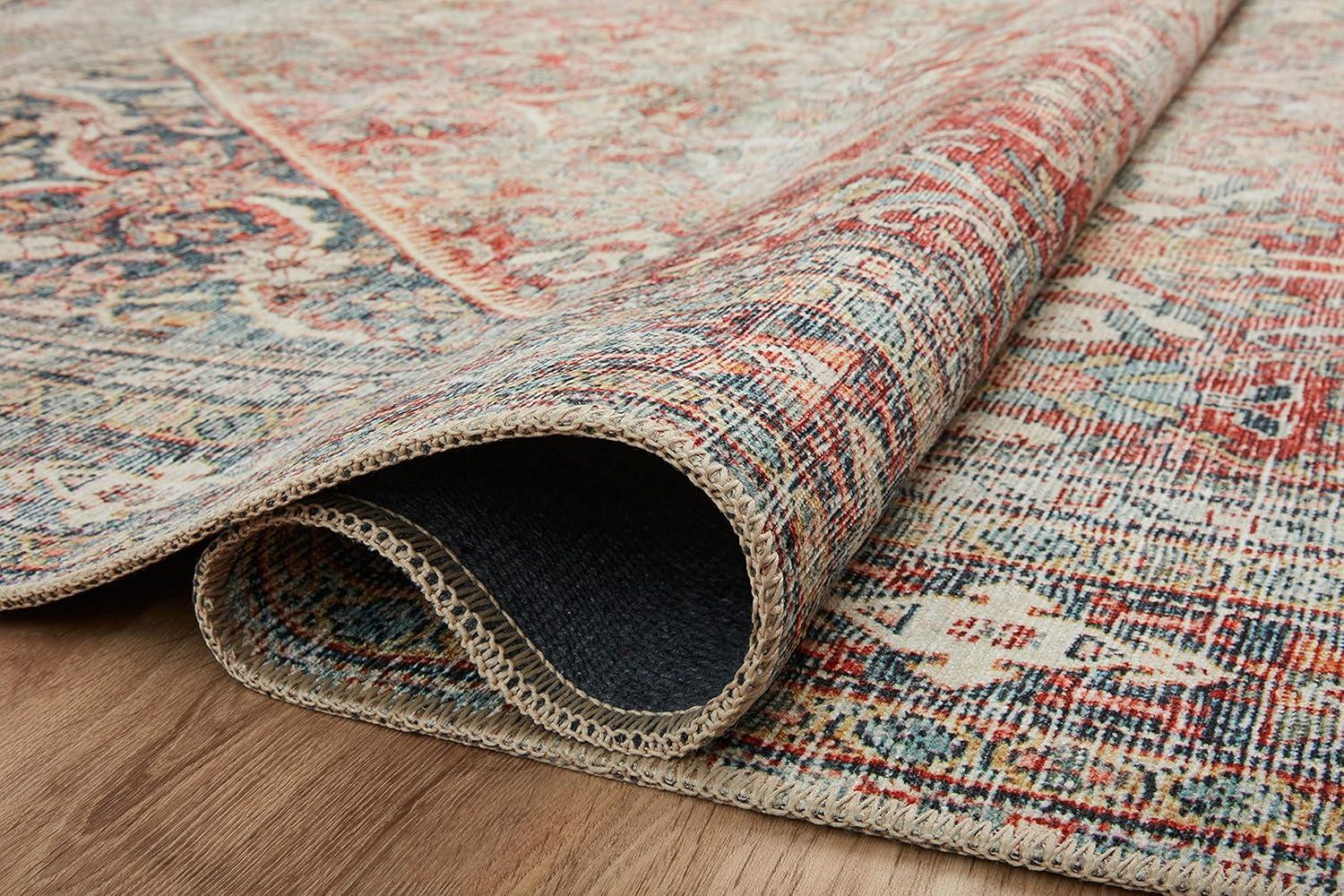 Amber Lewis x Loloi Amber Lewis x Loloi Georgie Red / Navy Area Rug