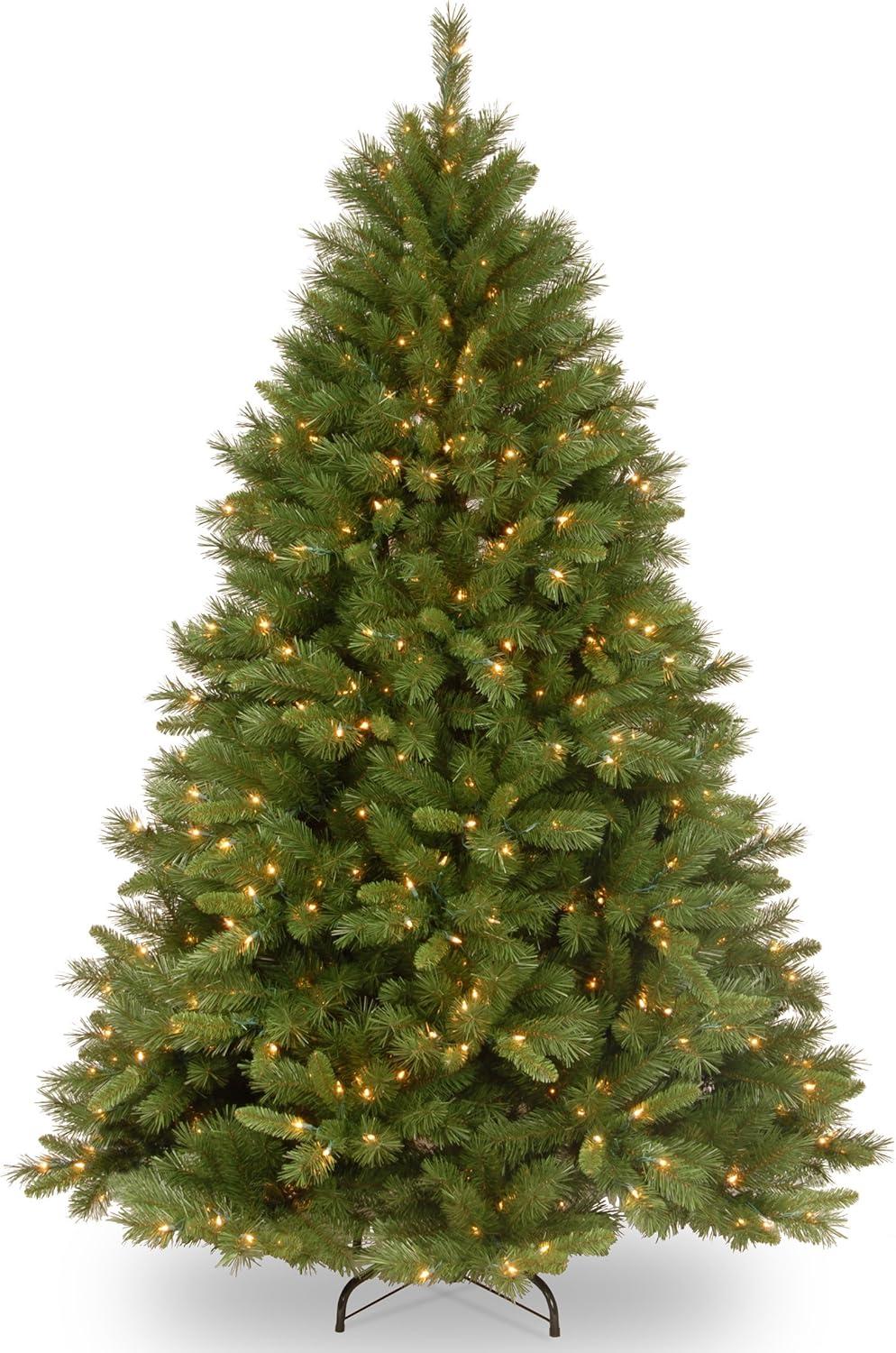 Prelit Winchester Pine Artificial Christmas Tree Clear Lights - National Tree Company