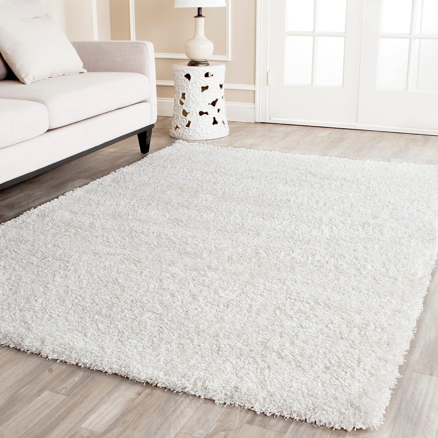 Shag SG151 Power Loomed Indoor Area Rug - Dark Grey - 8'6"x12' - Safavieh.