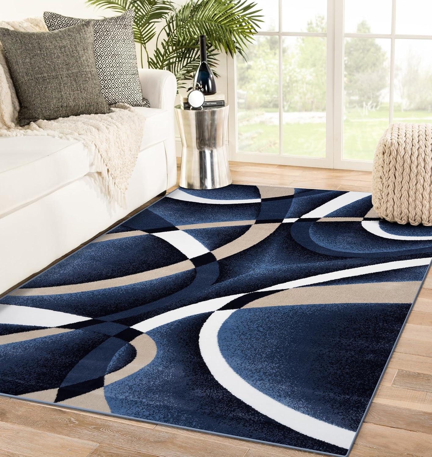 Luxe Weavers Modern Abstract Geometric Area Rug