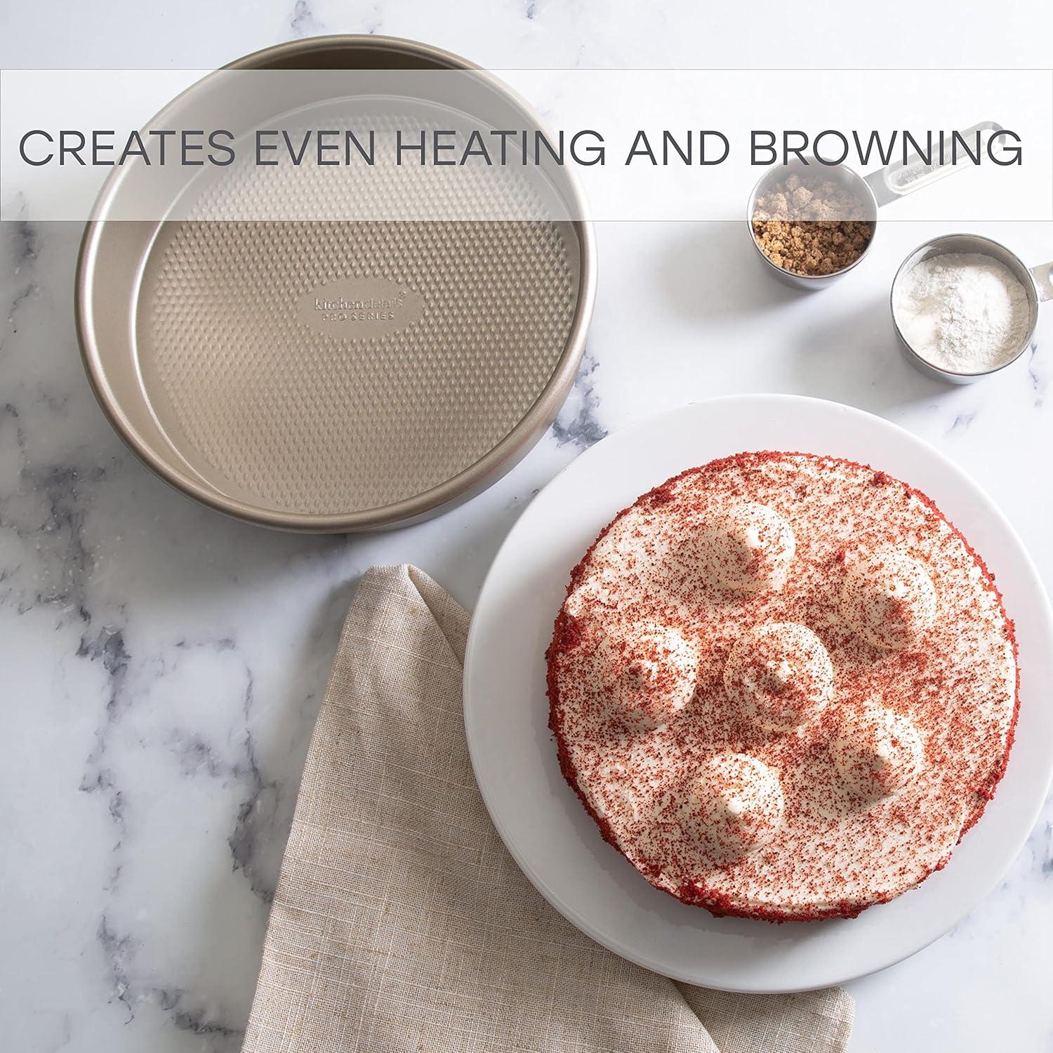 Kitchen Details Kitchen Details 9.5'' Steel Non-Stick Round Cake Pan