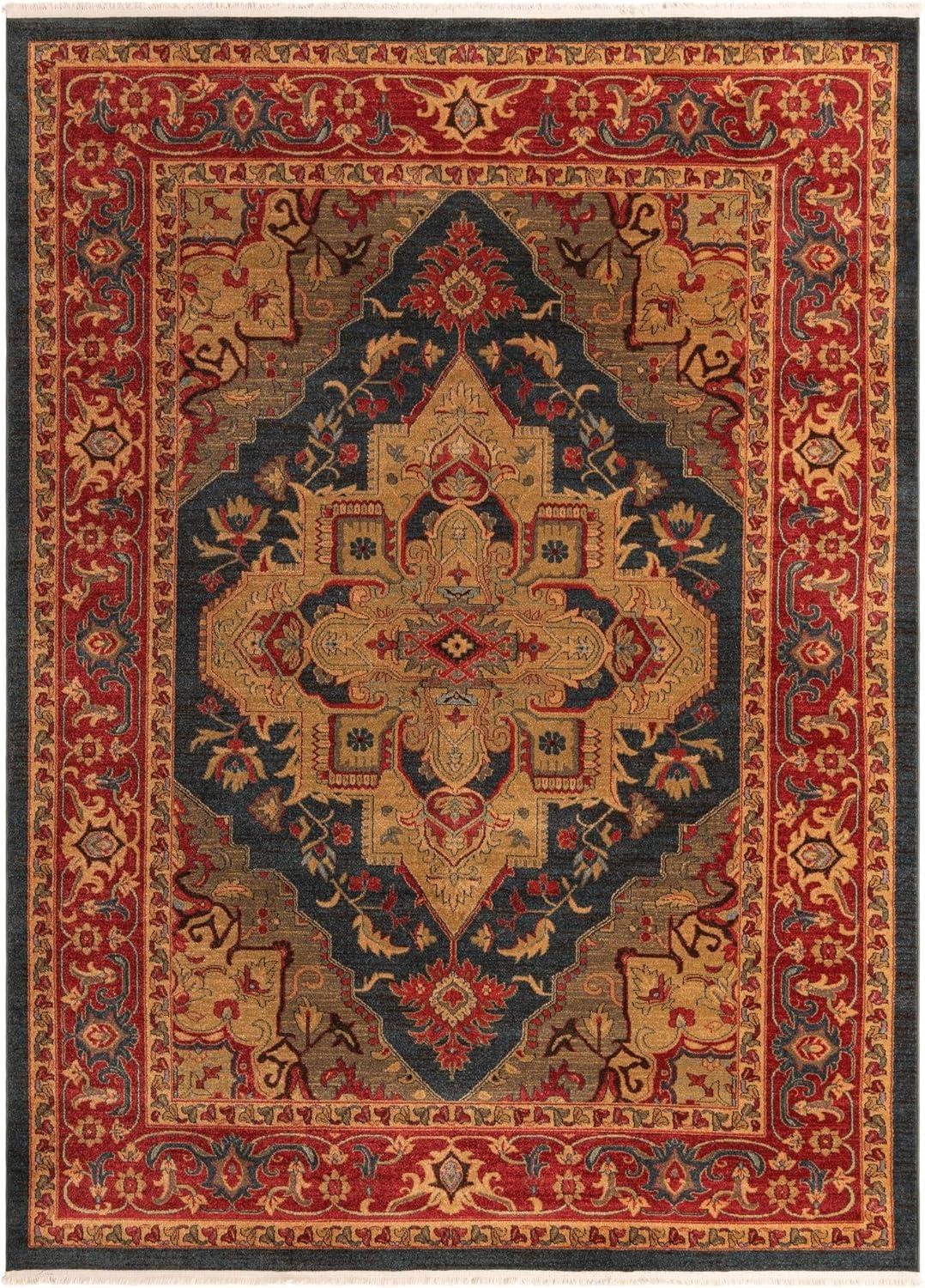 Unique Loom 8' 0 x 11' 0 Red Sahand Arsaces Area Rug