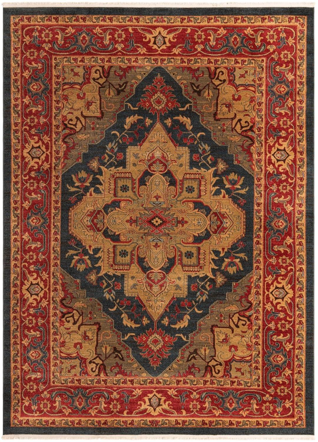 Unique Loom 8' 0 x 11' 0 Red Sahand Arsaces Area Rug