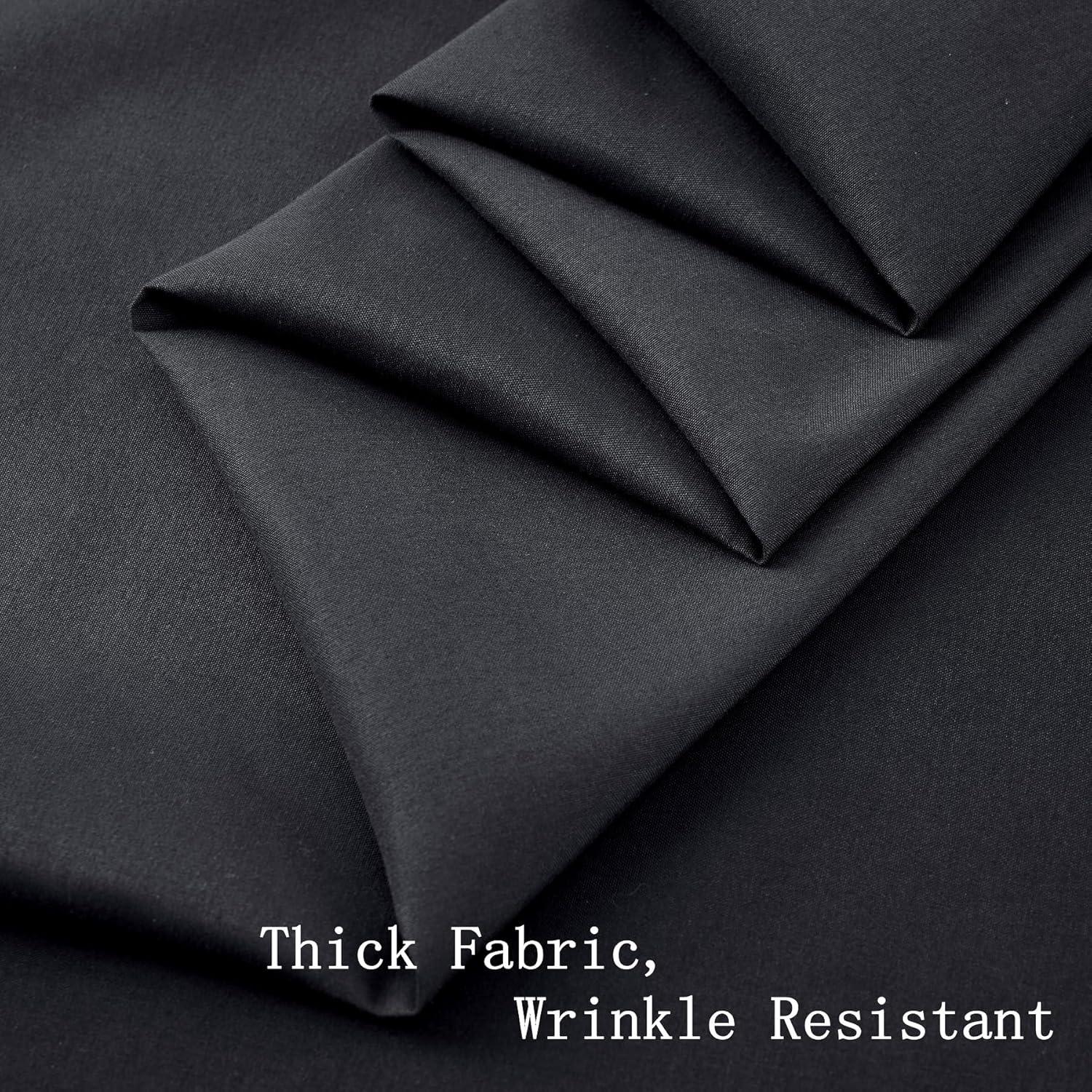 10x10ft White Backdrop Curtain for Parties Wrinkle Free Wedding Baby Curtain Backdrops for Birthday Party