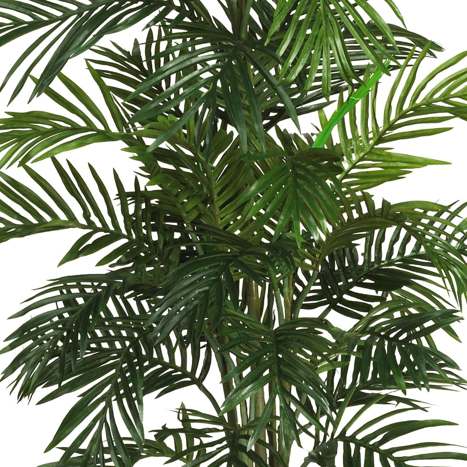 Nearly Natural 4.5ft. Areca Palm Artificial Tree with Basket