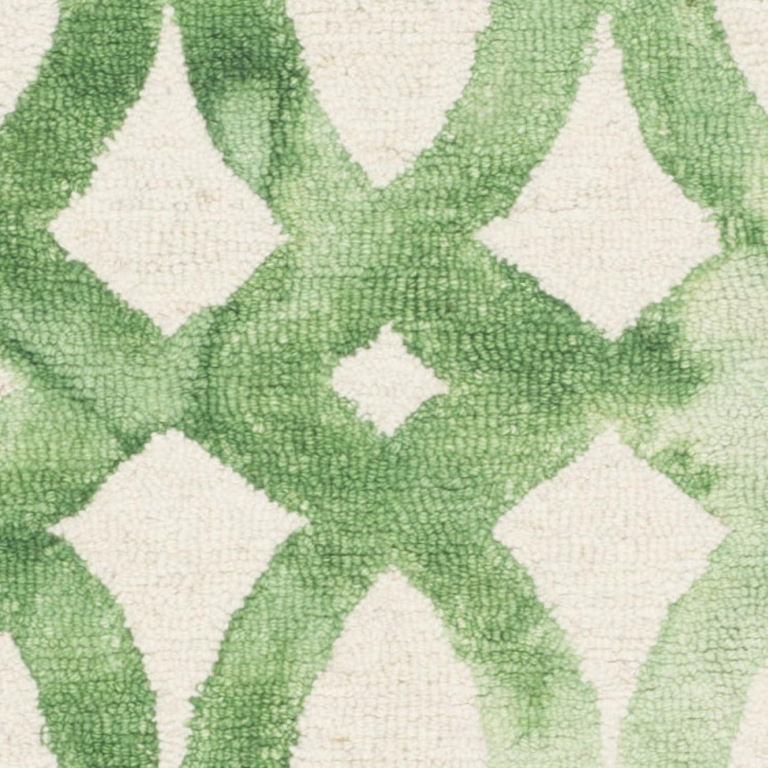 Dip Dye DDY675 Hand Tufted Accent Rug - Ivory/Green - 2'x3' - Safavieh.