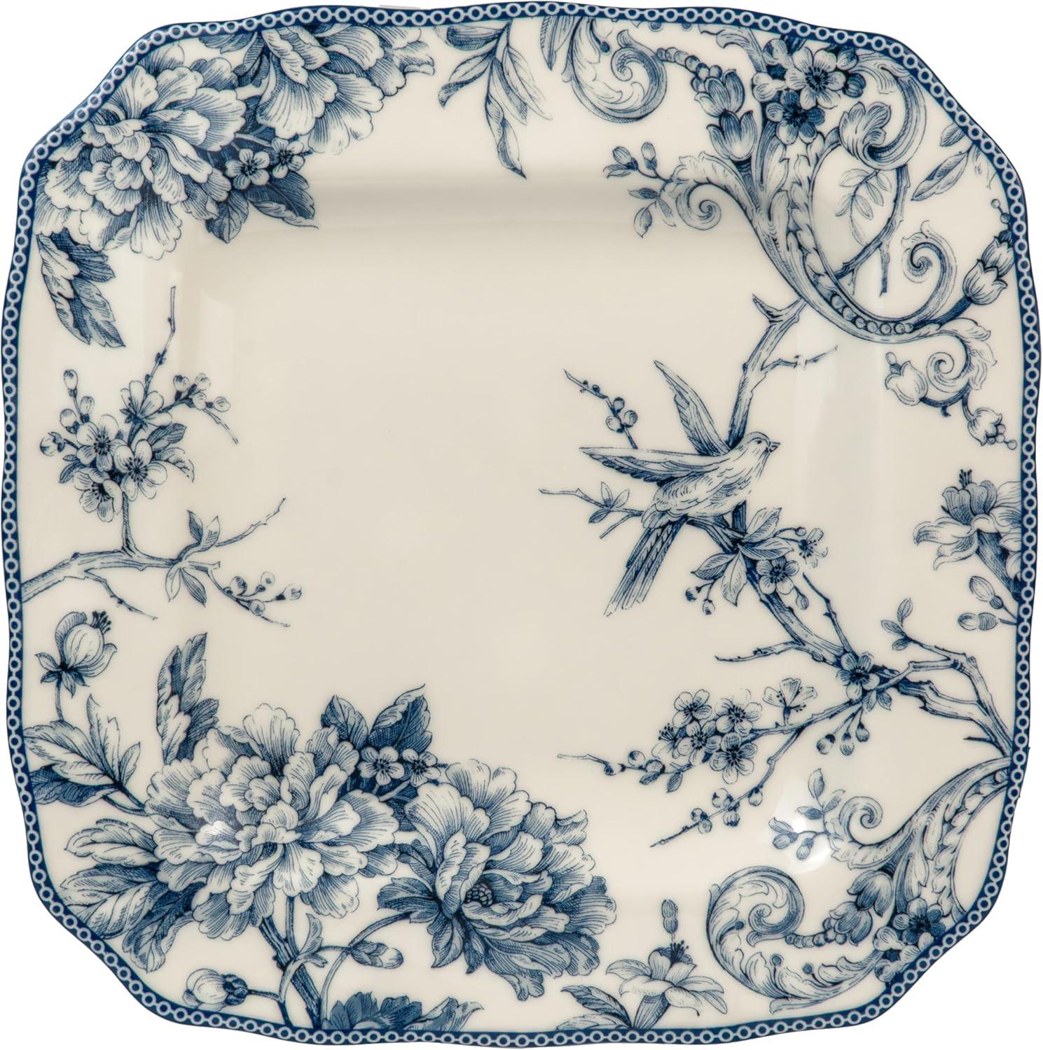 222 Fifth 222 Fifth Adelaide 16-Piece Porcelain Floral Dinnerware Set - Service For 4