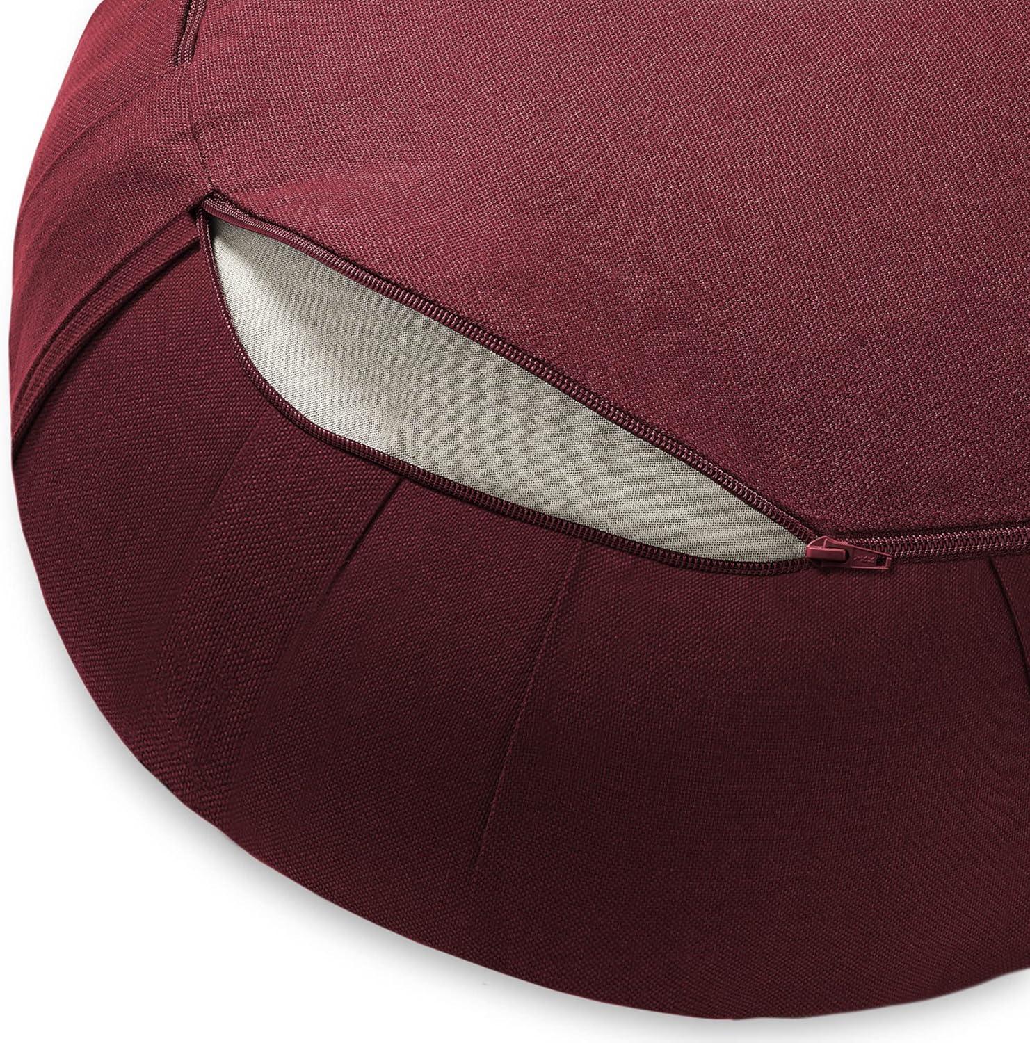 Node Fitness 15" x 5" Round Floor Pillow and Meditation Bolster & Reviews | Wayfair
