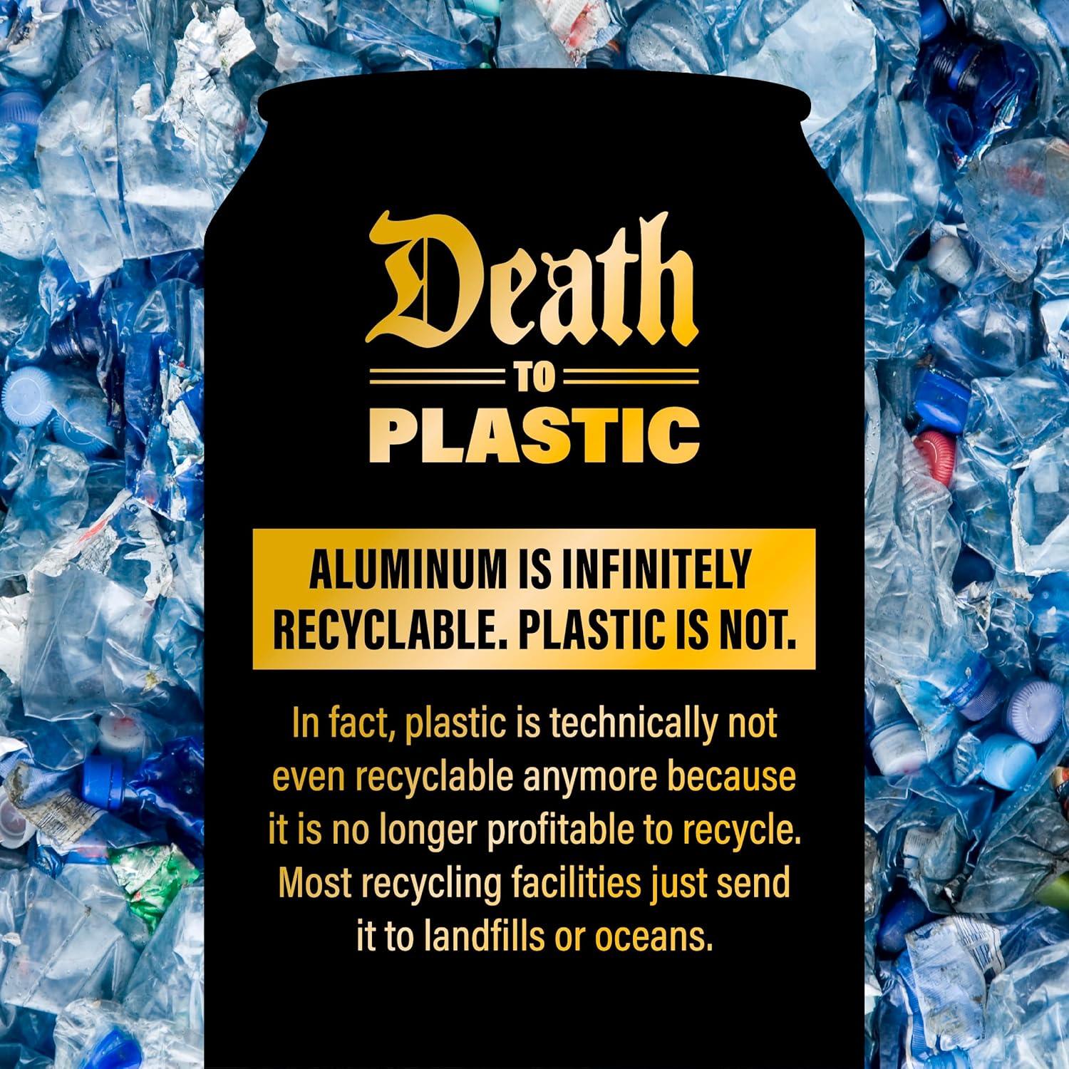 Liquid Death, Still Mountain Water, 8-Pack (19.2oz Cans), Real Mountain Source, Infinitely Recyclable Cans