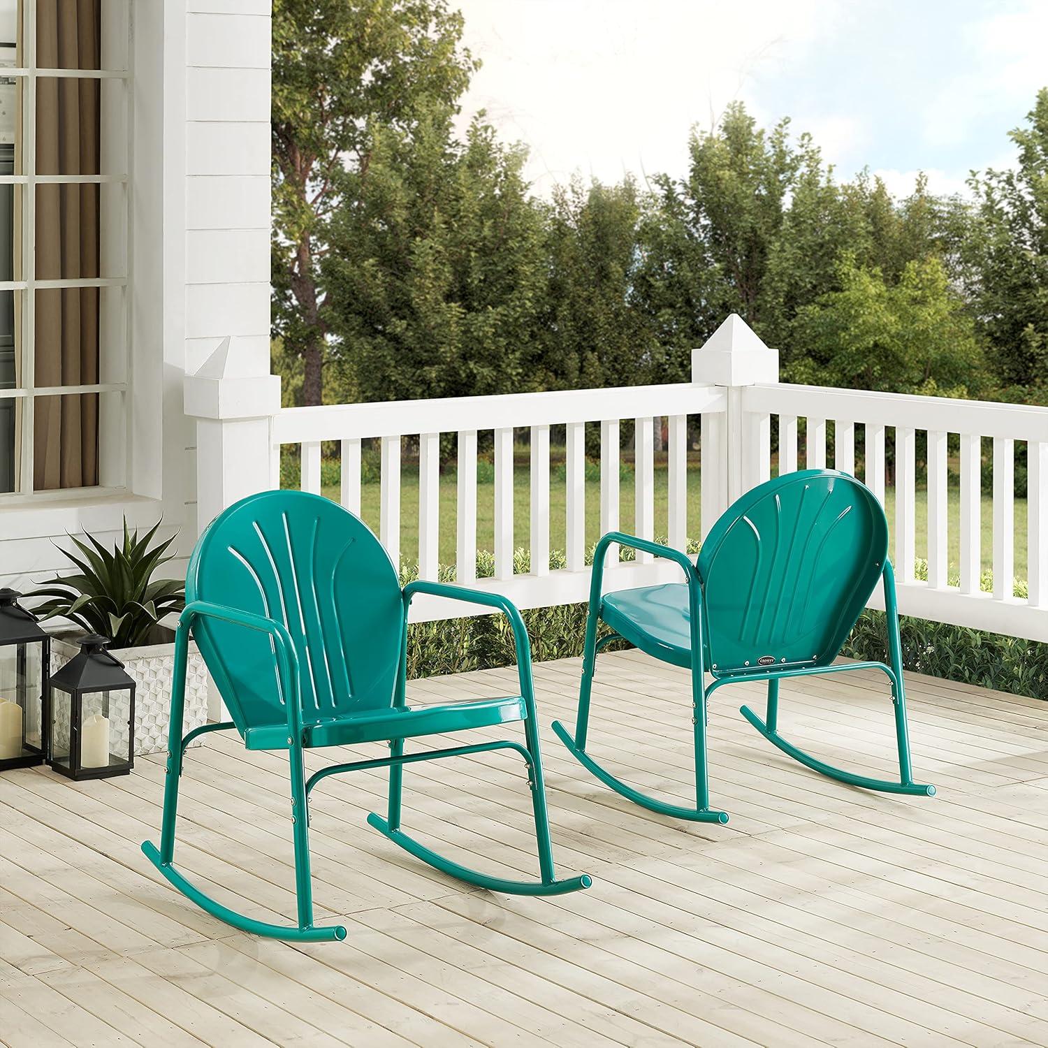 Outdoor Burley Rocking Metal Chair