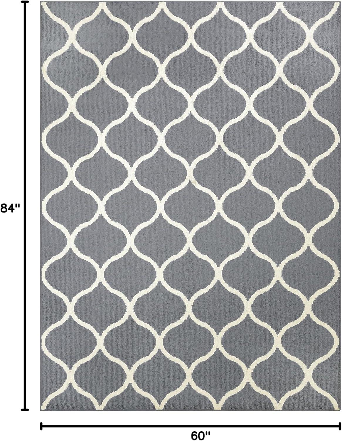 Hershman Tufted Gray Area Rug