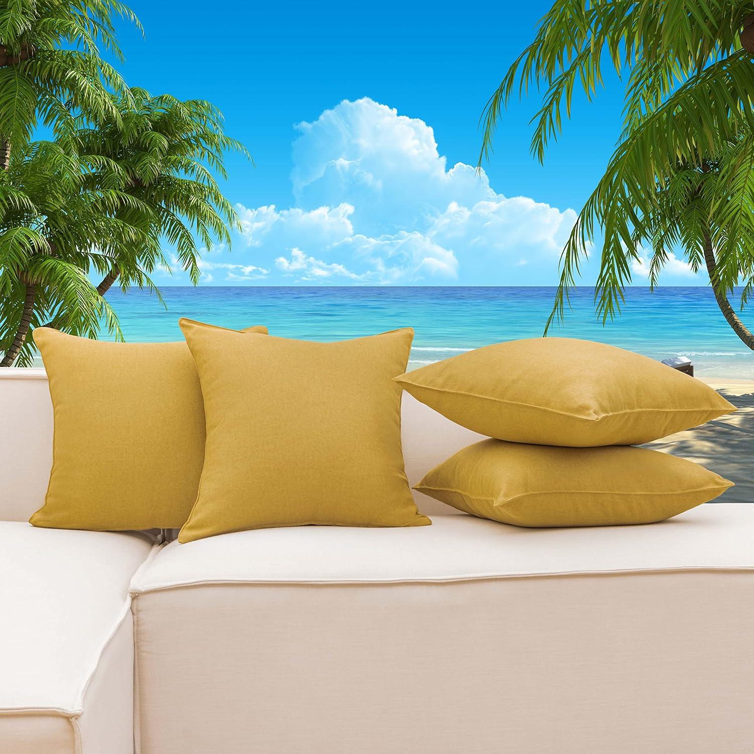 Deconovo Reversible Pillow Cover (Set of 4)