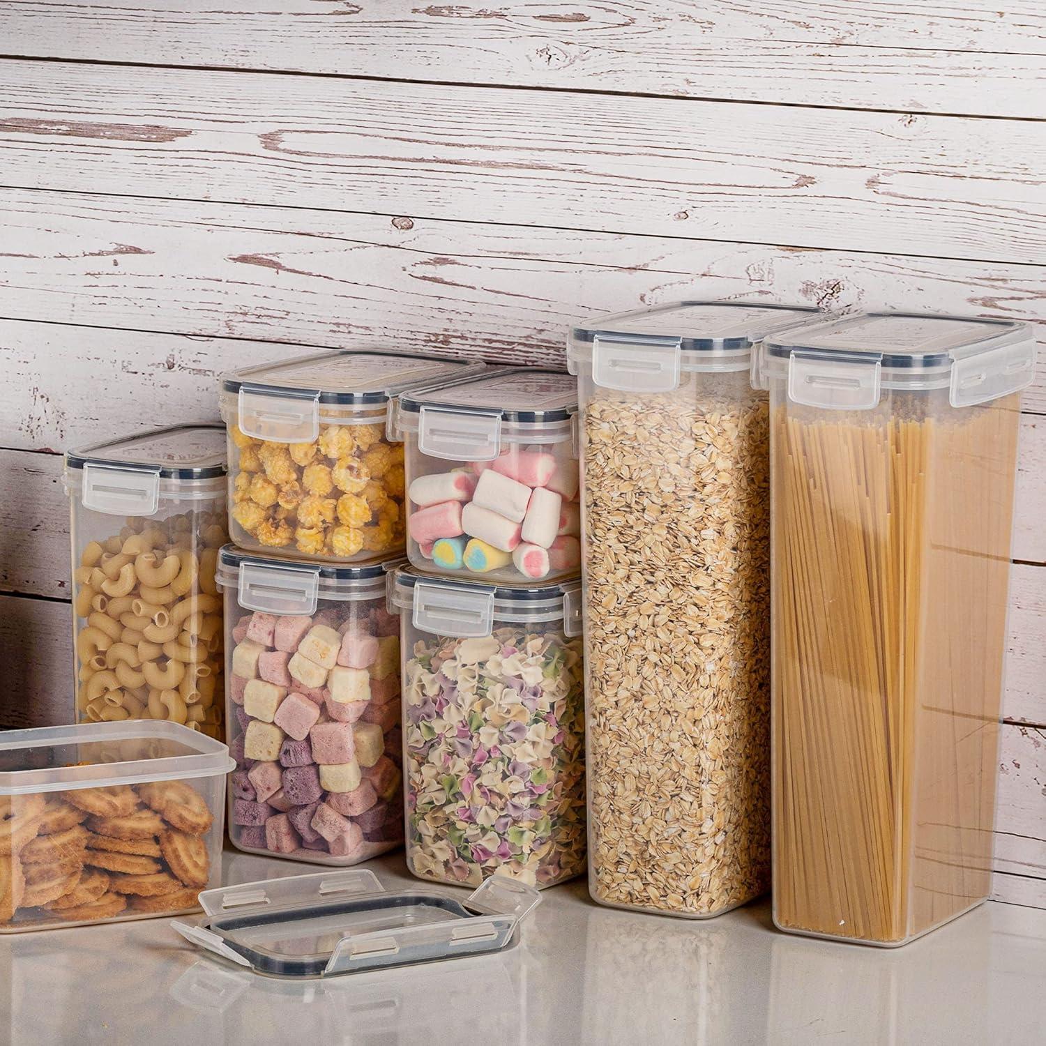 32-Piece Clear BPA-Free Plastic Airtight Food Storage Set