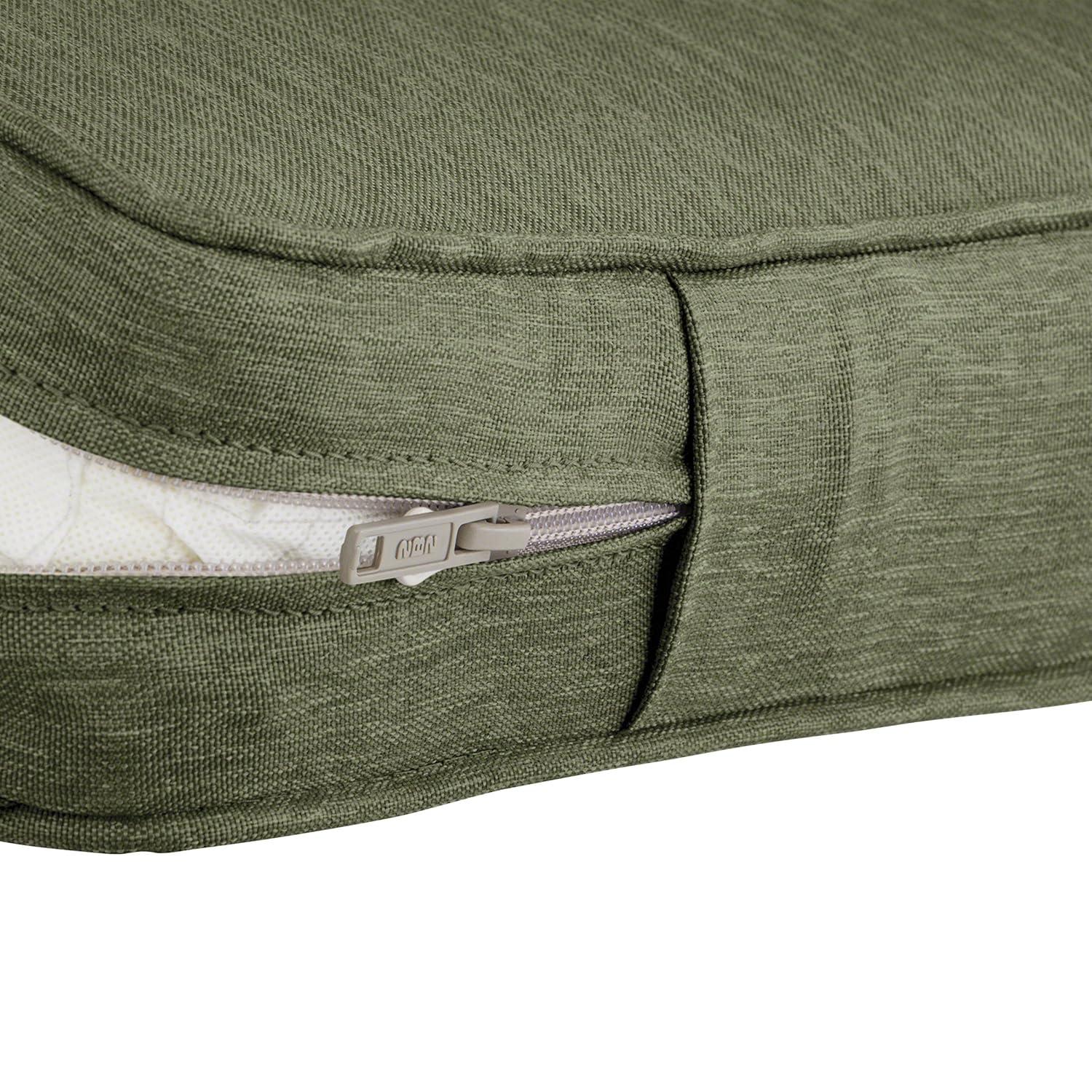 Classic Accessories Montlake FadeSafe Water-Repellent 48 x 18 x 3 Inch Outdoor Bench Cushion, Heather Fern