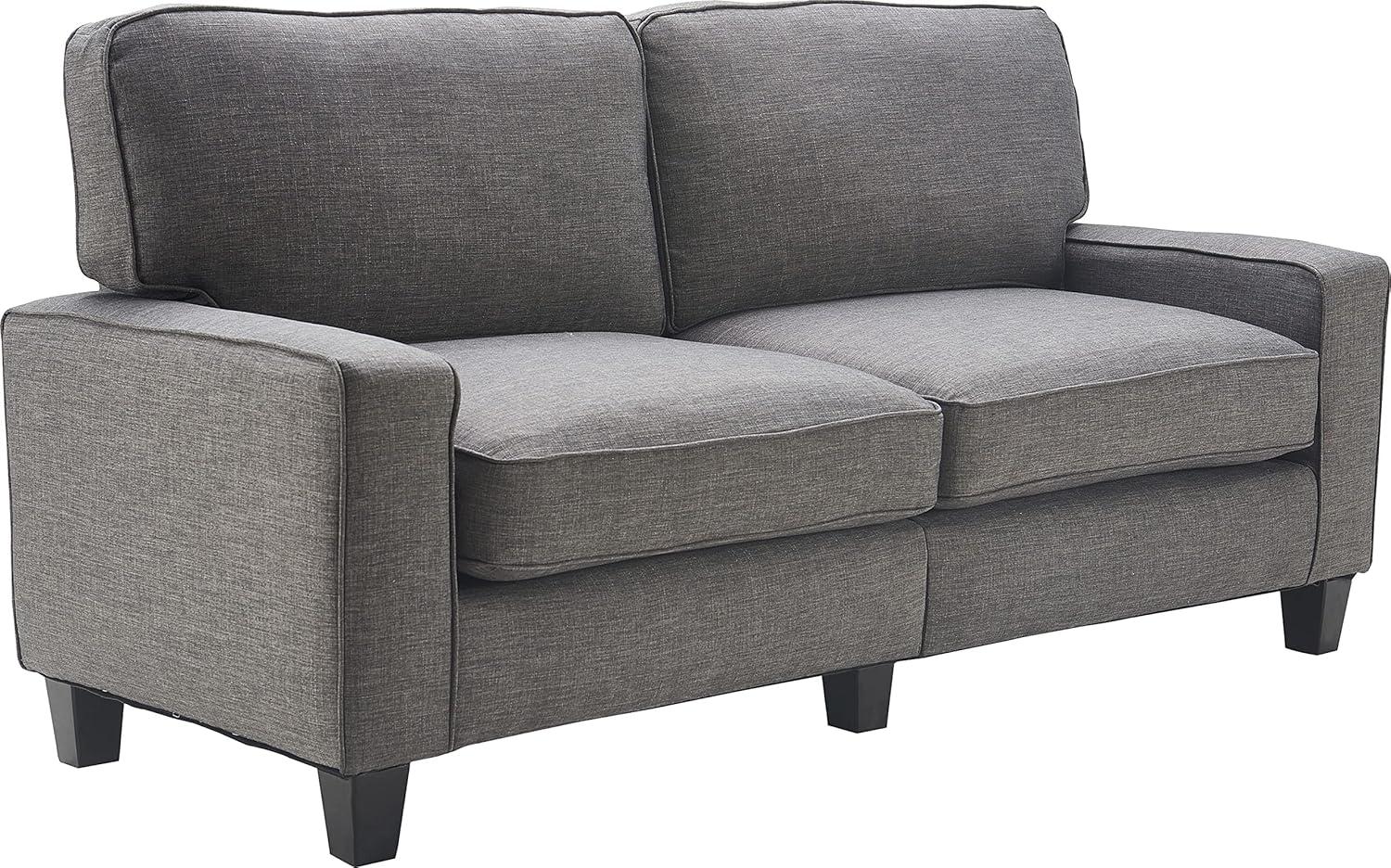 Serta Palisades Upholstered Tool-Free Assembly Straight Arm 73" Sofa for Living Room