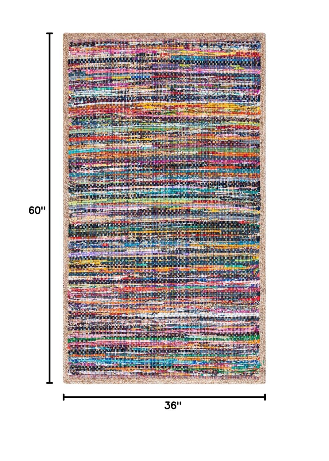 Montauk MTK960 Hand Woven Area Rug - Multi/Natural - 3'x5' - Safavieh.
