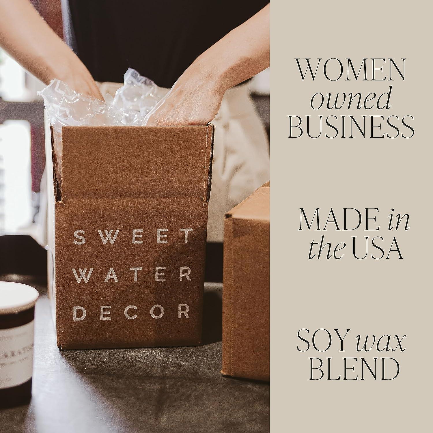 Sweet Water Decor Spa Day 15oz Tan Matte Jar Soy Candle