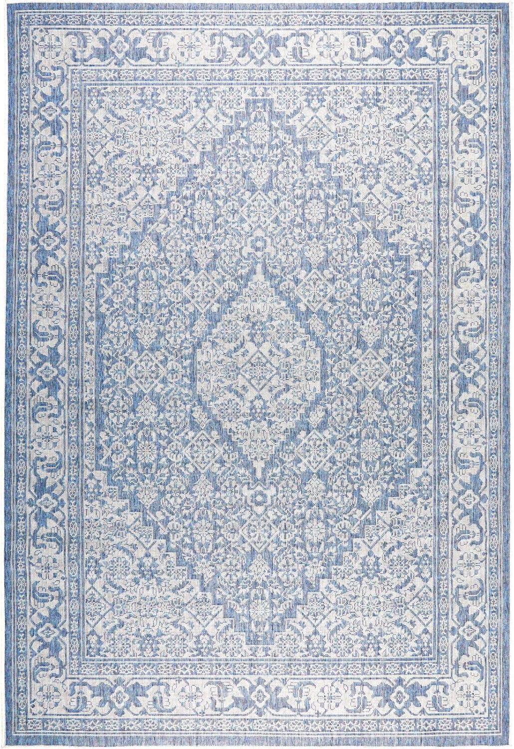 Persian Persian Inspired Blue/Gray Area Rug